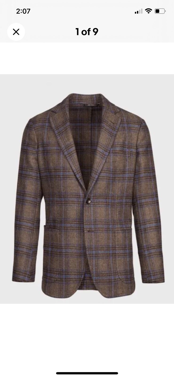 Paul Stuart Plaid Wool Soft Constructed Jacket | Grailed