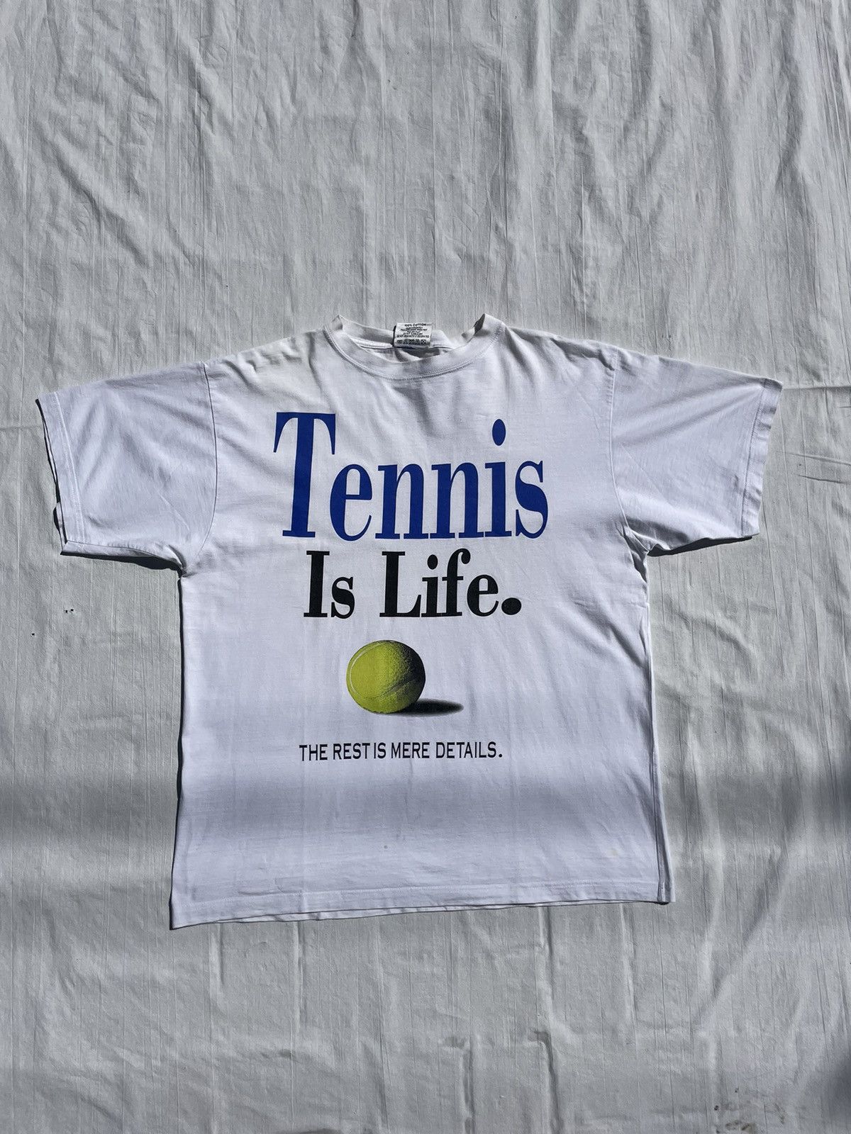 Vintage Vintage Tennis T-Shirt Size US XL / EU 56 / 4 - 1 Thumbnail