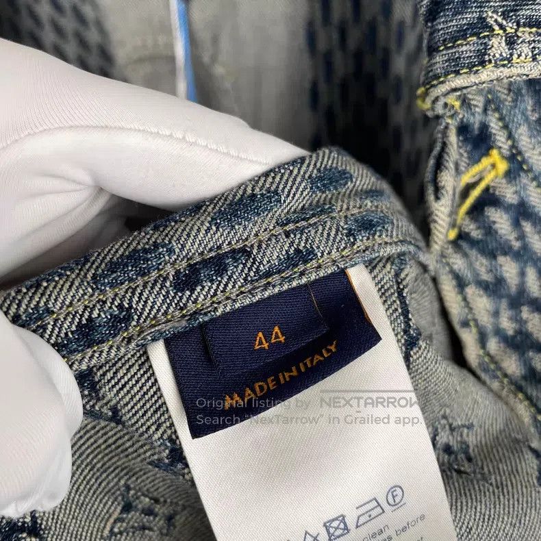 Louis Vuitton Louis Vuitton Nigo blue denim jacket Size US S / EU 44-46 / 1 - 8 Thumbnail