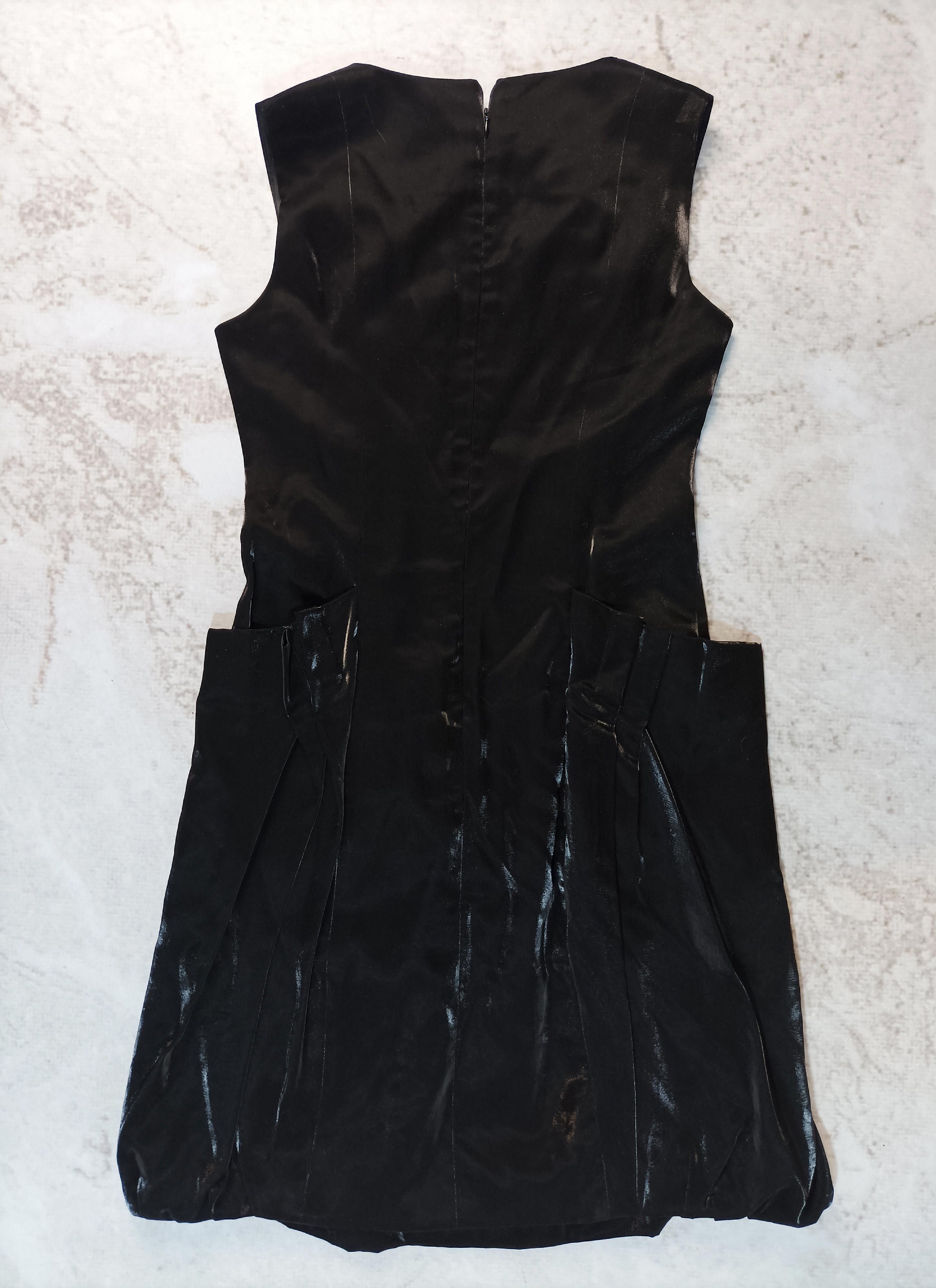 Diane von Furstenberg Diane von Furstenberg Black Silk Cotton Pleated Dress Size 6 Size M / US 6-8 / IT 42-44 - 4 Thumbnail