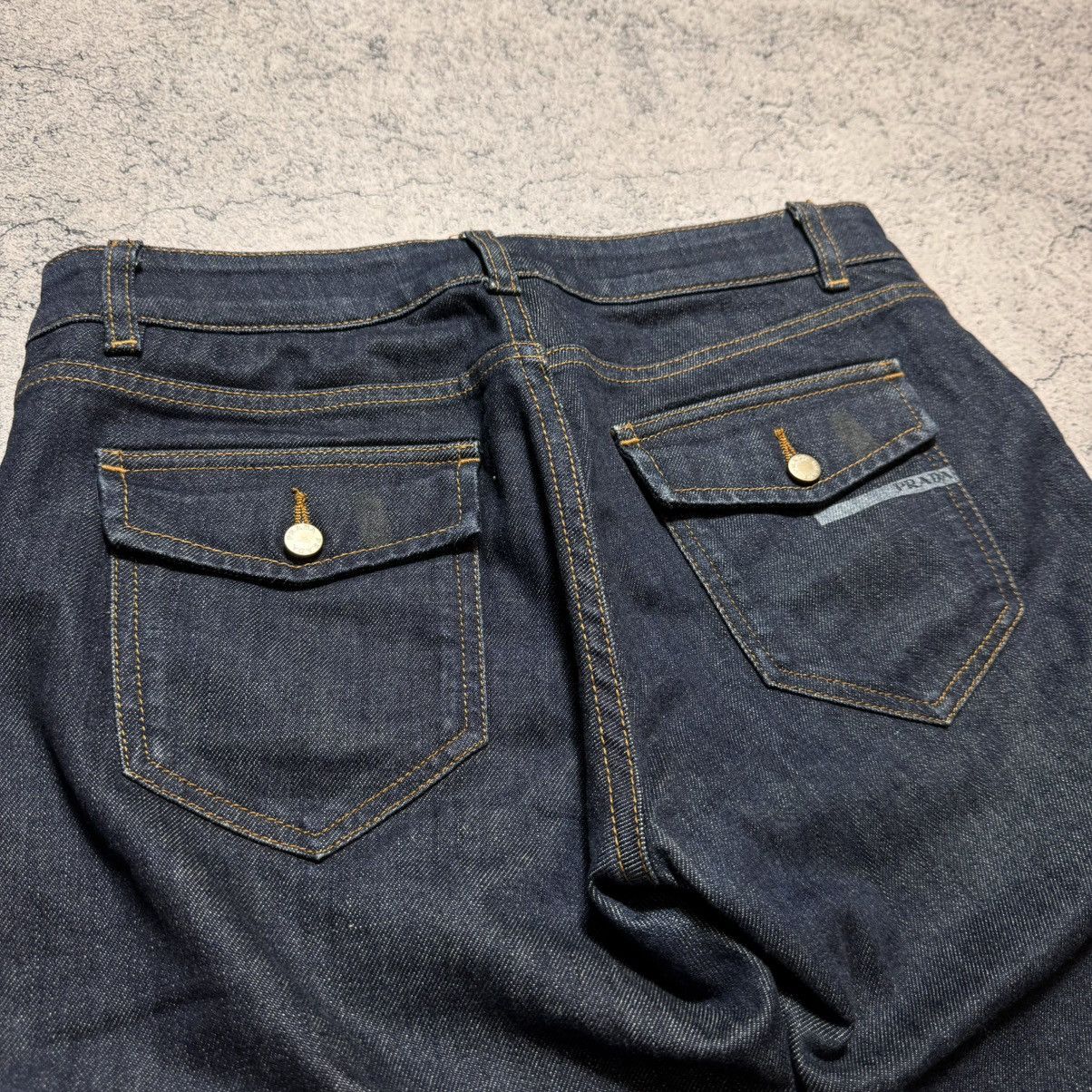 Prada Vintage Prada Zipper Pants Size 28" / US 6 / IT 42 - 4 Thumbnail