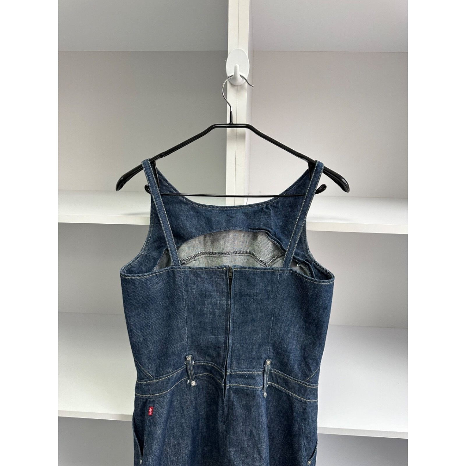 Levi's VTG Levi’s Woman Engineered Denim Dress Sz M Size M / US 6-8 / IT 42-44 - 8 Thumbnail