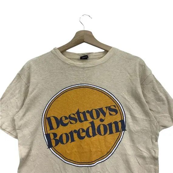 Manastash Vtg MANASTASH DESTROYS BOREDOM Tee Shirt Japan Streetwear Size US M / EU 48-50 / 2 - 3 Thumbnail