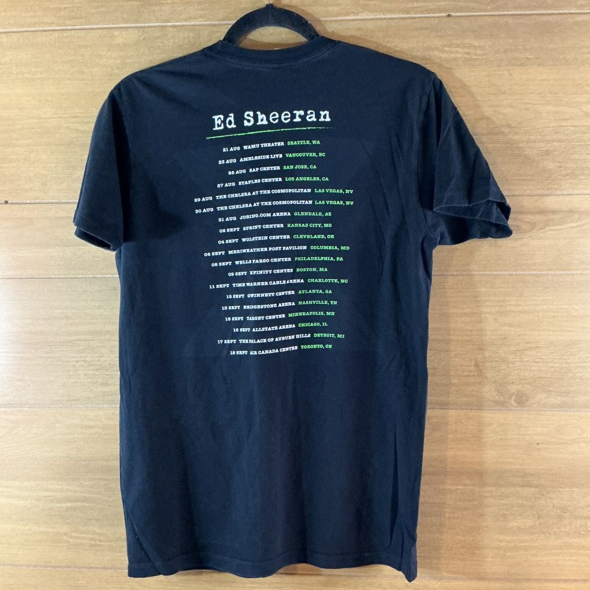 Other Startee Ed Sheeran Black Short-Sleeve Men’s Med Concert Tee Size US M / EU 48-50 / 2 - 3 Thumbnail