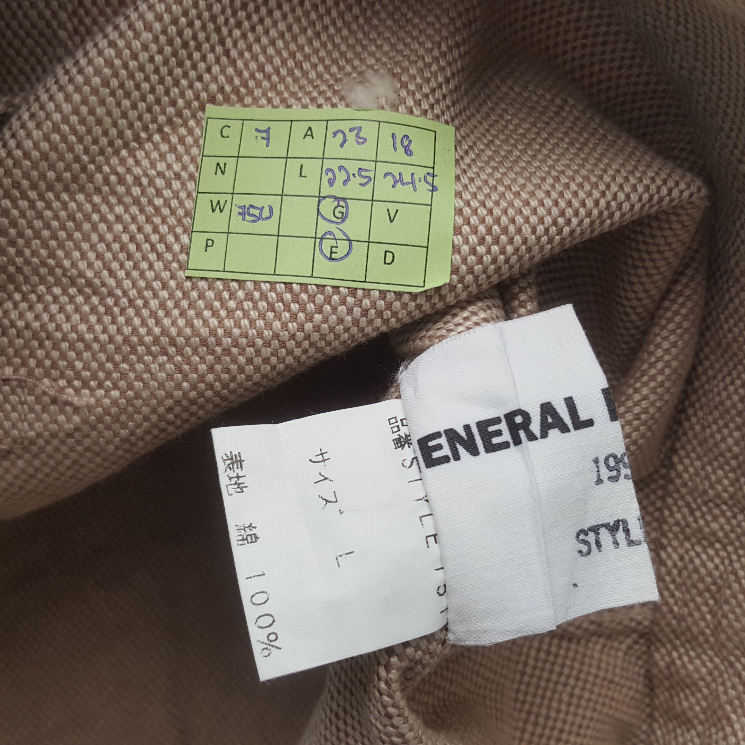 General Research Vintage General Research Japanese Designer Jacket RR7 Size US L / EU 52-54 / 3 - 7 Thumbnail