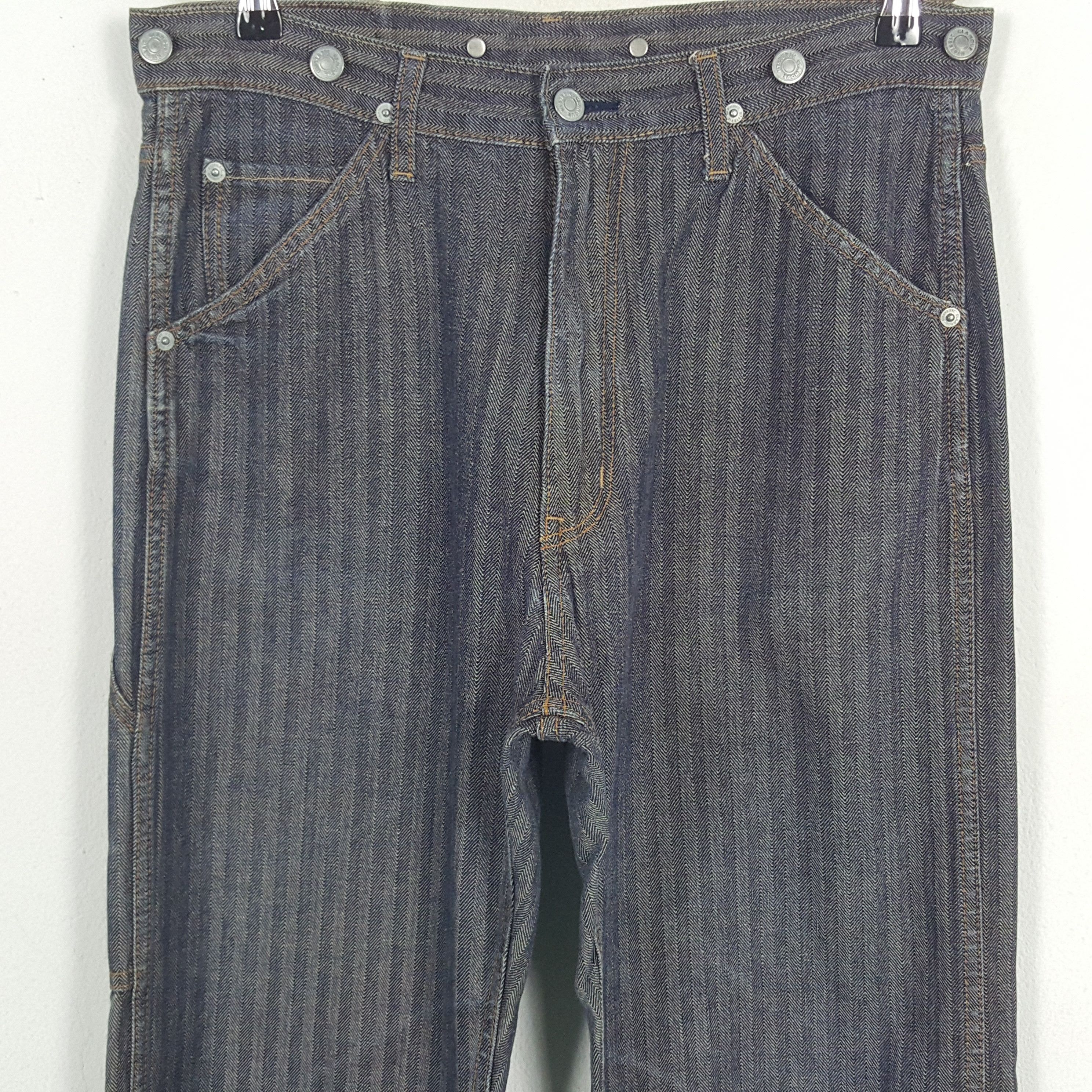 Hysteric Glamour Vintage Hysteric Glamour Japanese Brand Stripe Baggy Pants Size US 31 - 5 Thumbnail