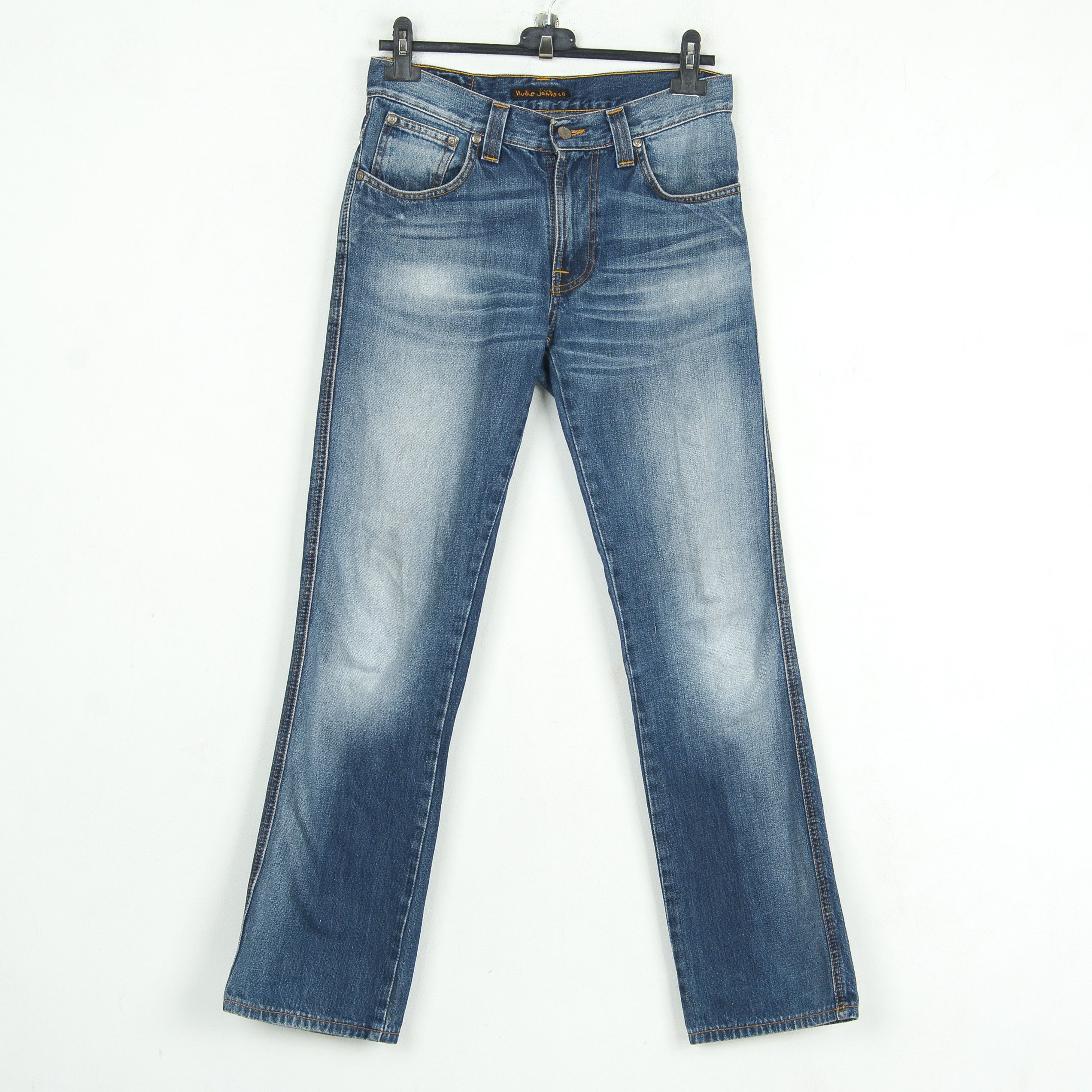 Nudie Jeans Slim Jim W30 L32 Straight Leg Denim Pants Trousers Size US 30 / EU 46 - 1 Thumbnail