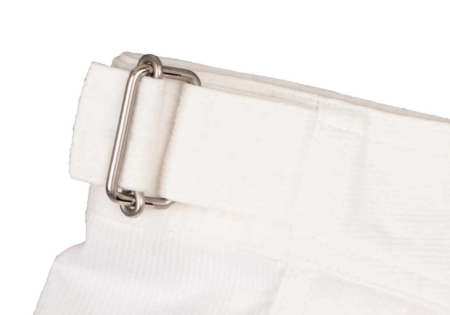 Issey Miyake Cotton Pinstripe Design Side Belt Shorts in Off White Size US 30 / EU 46 - 5 Thumbnail