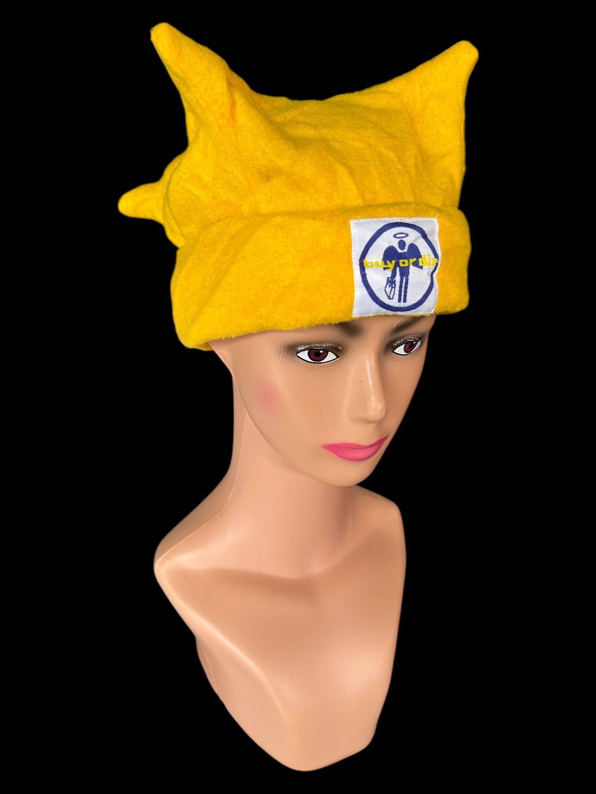 Hysteric Glamour × Vintage BUY OR DIE HORN DEVIL BEANIE HATS ☠️ Size ONE SIZE - 2 Thumbnail