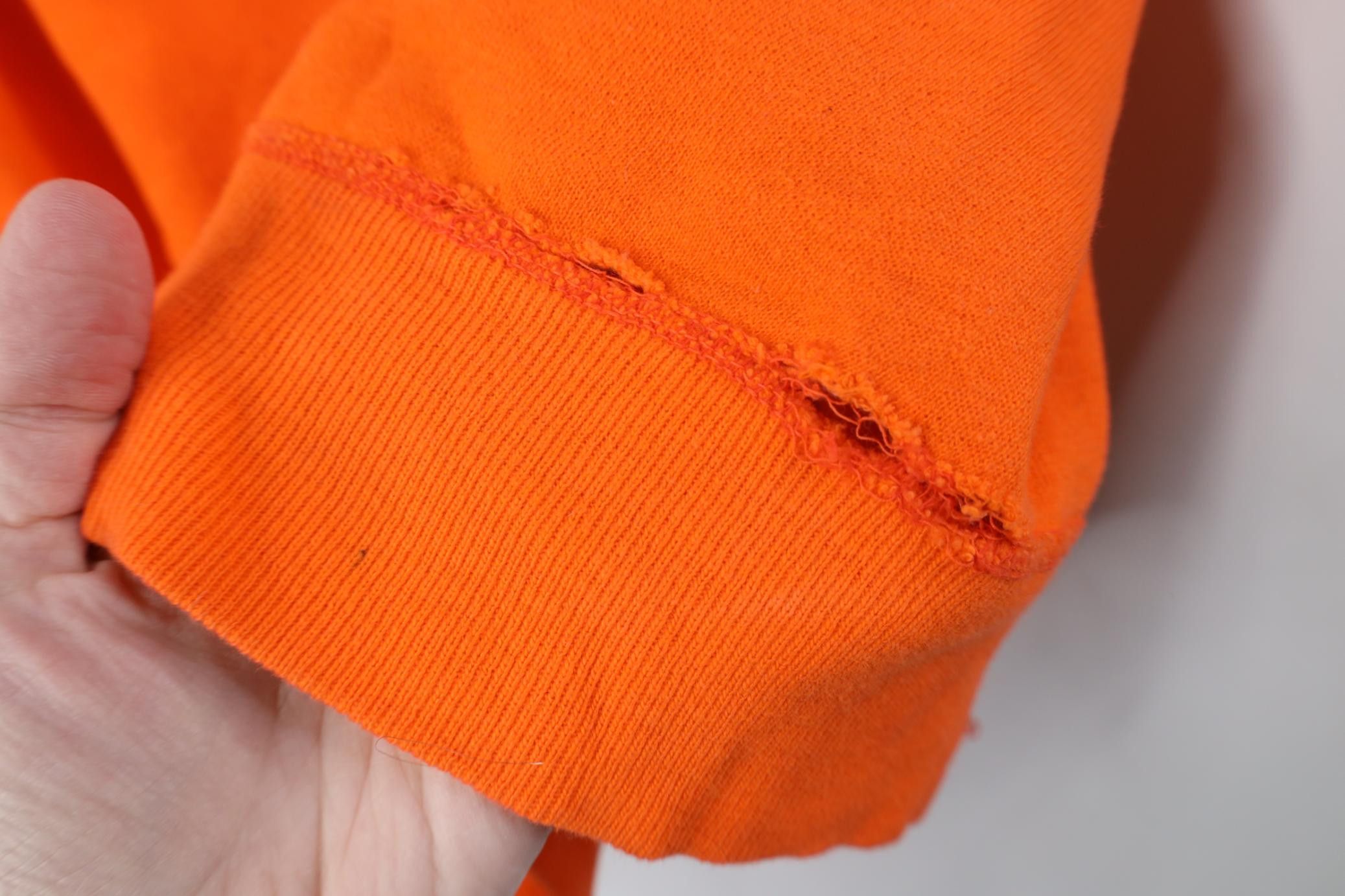 Vintage Vintage 70s Streetwear Blank Crewneck Sweatshirt Orange Size S / US 4 / IT 40 - 6 Thumbnail