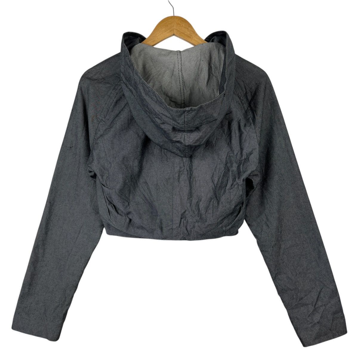 Hussein Chalayan 🔥 HUSSEIN CHALAYAN CROPPED HOODIES JACKET Size XS / US 0-2 / IT 36-38 - 3 Thumbnail
