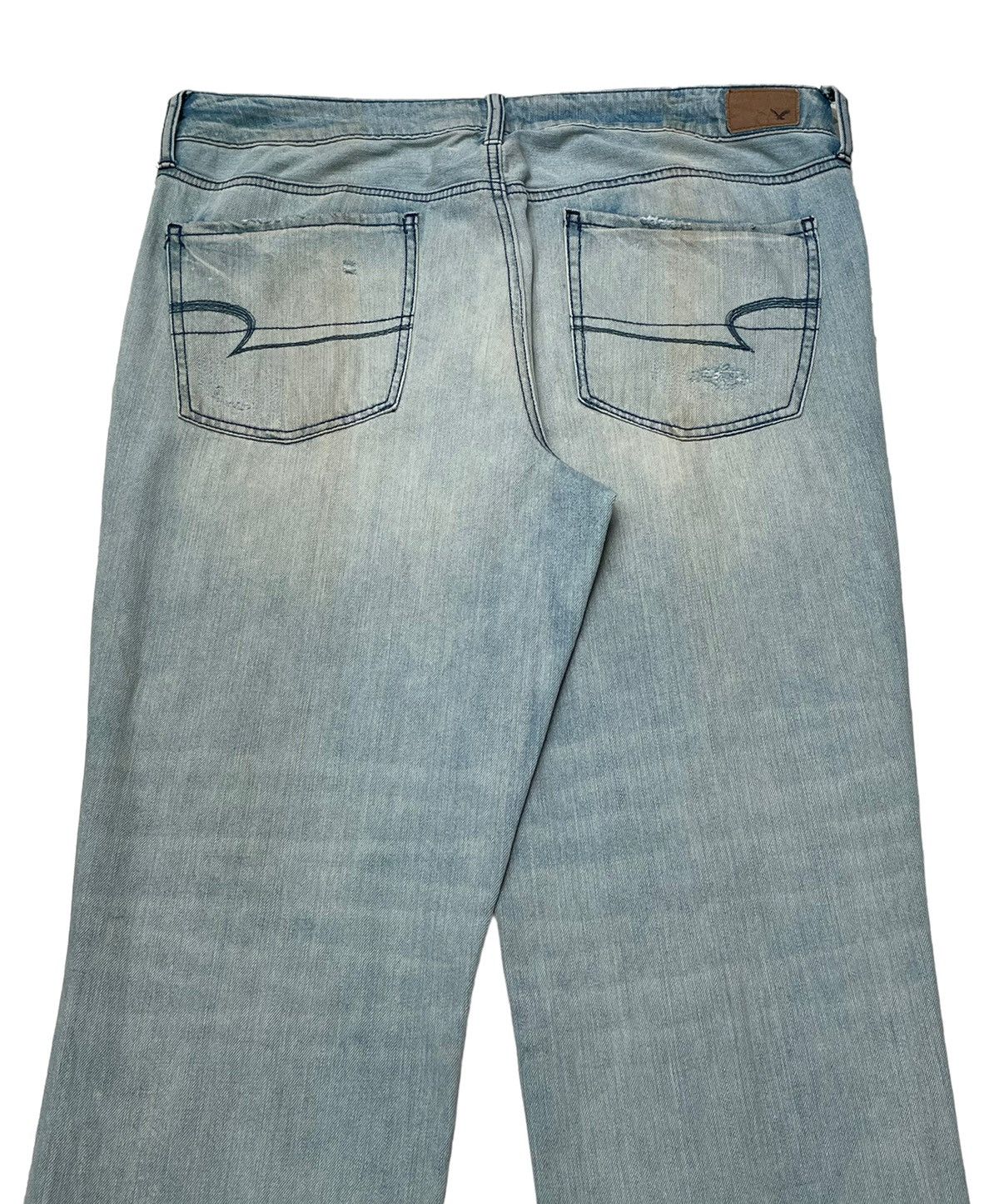 American Eagle Outfitters × Vintage Vintage American Eagle Outfitters Distressed Jeans 2000s Size US 38 / EU 54 - 7 Thumbnail