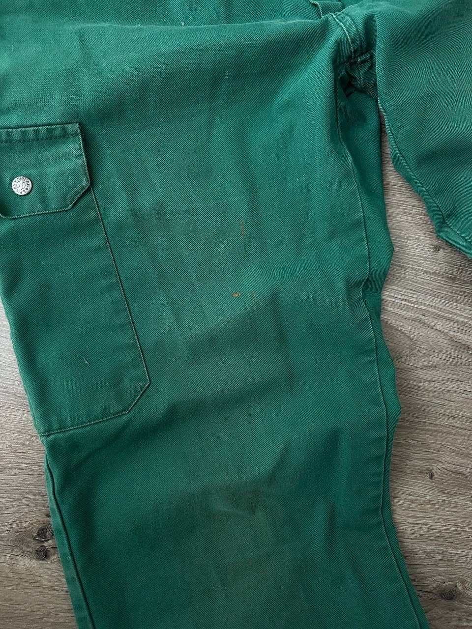 Japanese Brand × Vintage Vintage Japanese Workwear Green Faded Distressed Pants Size US 32 / EU 48 - 6 Thumbnail