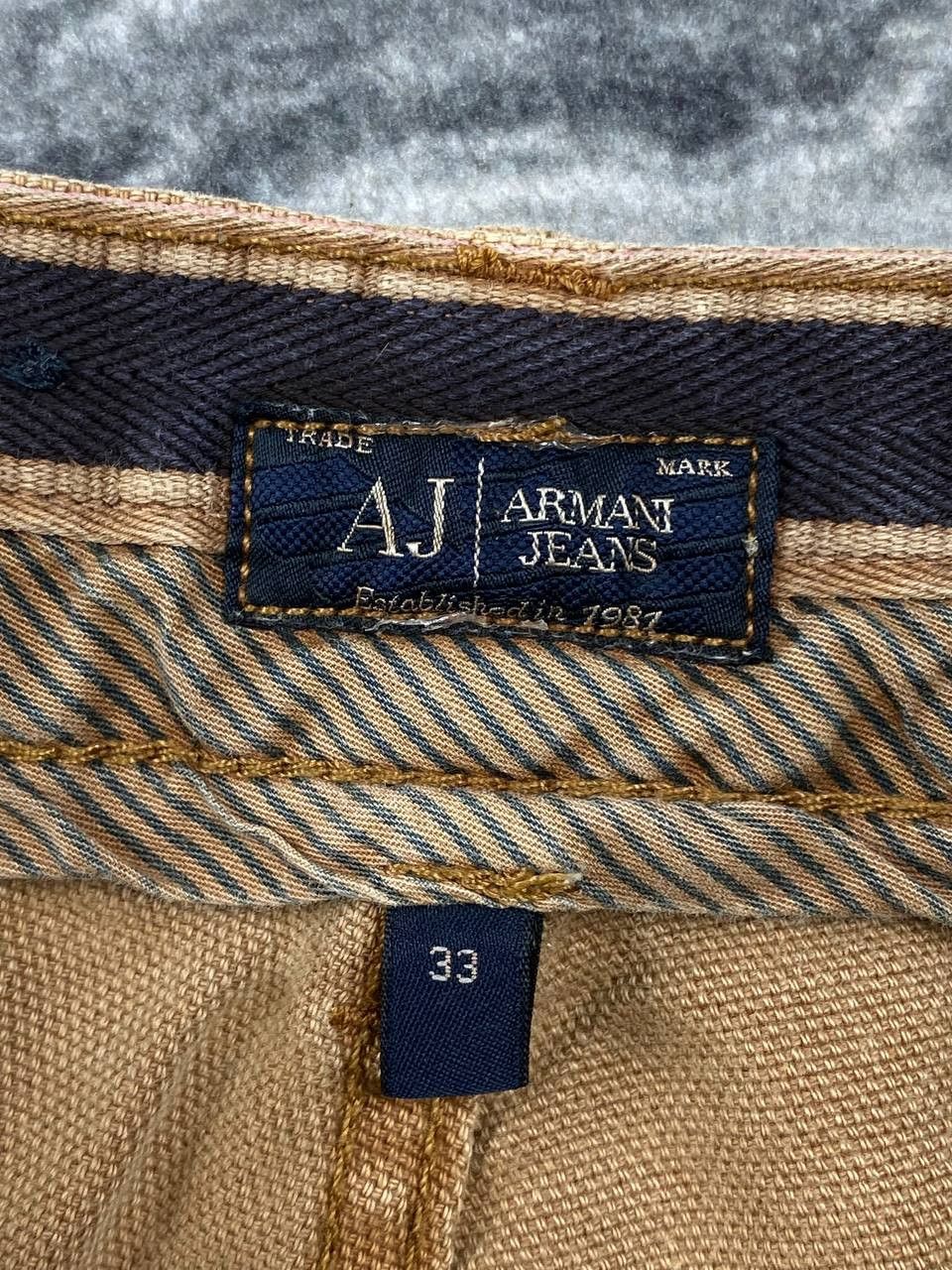 Armani Vintage Armani Jeans Denim Jeans Big Logo AJ Men Size 33х34 Size US 33 - 12 Thumbnail