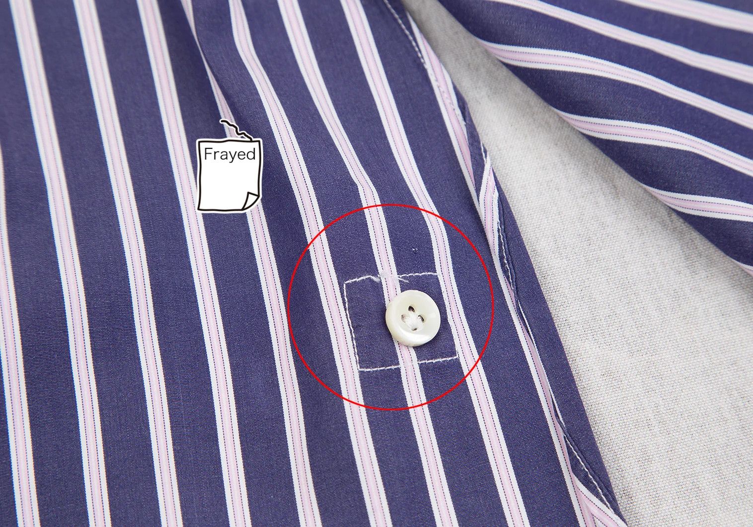 Junya Watanabe Duck Camouflage Panel Stripe Shirt in Navy Khaki M Size US M / EU 48-50 / 2 - 10 Thumbnail
