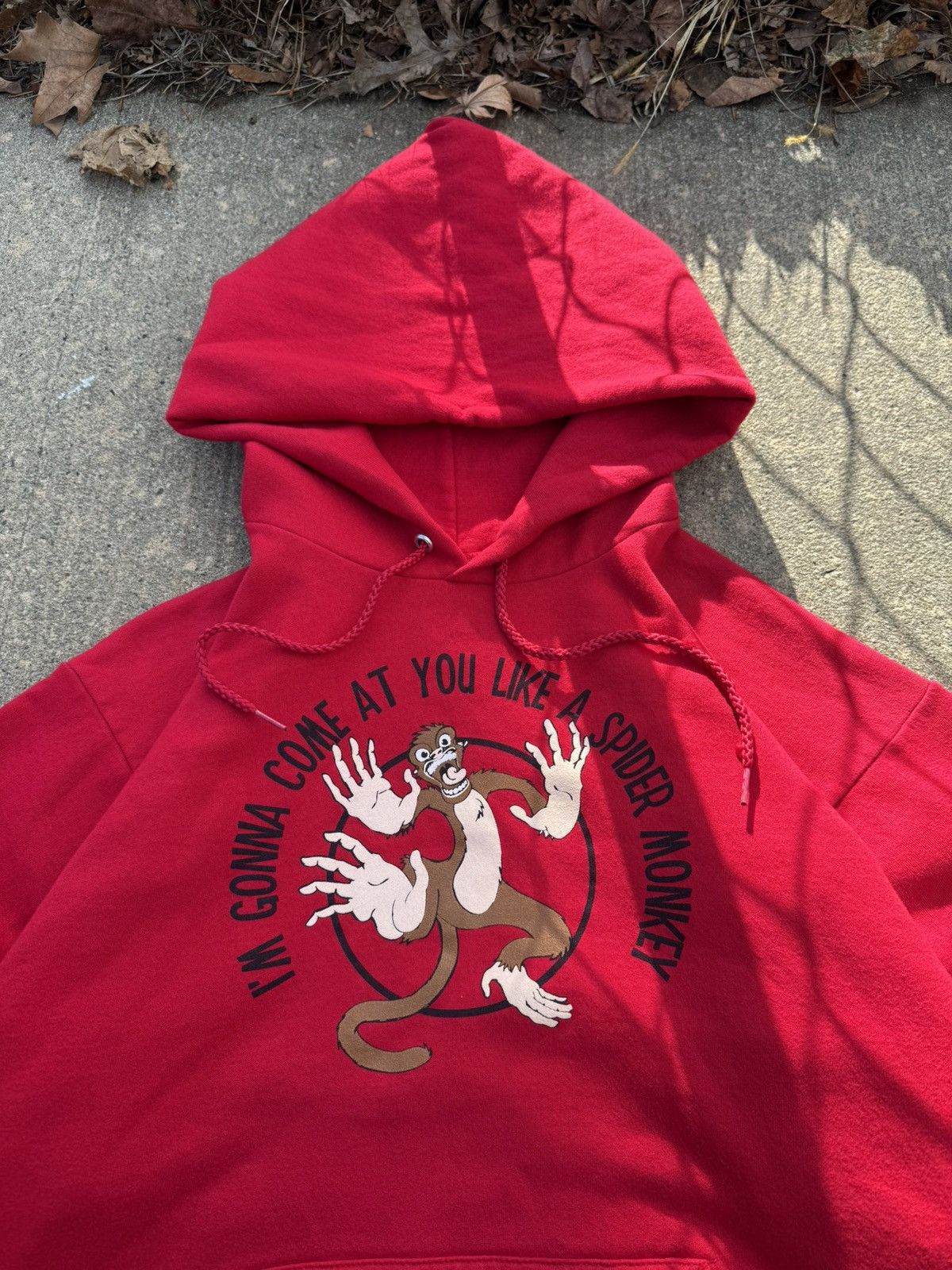 Other Vintage Y2K Humor Monkey Baggy Hoodie Size US M / EU 48-50 / 2 - 2 Thumbnail