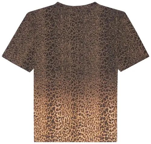 Saint Laurent Paris o1la1rc1a0425 653937 Tie-Dye Leopard-Print T-Shirt Leopard Size M / US 6-8 / IT 42-44 - 2 Thumbnail