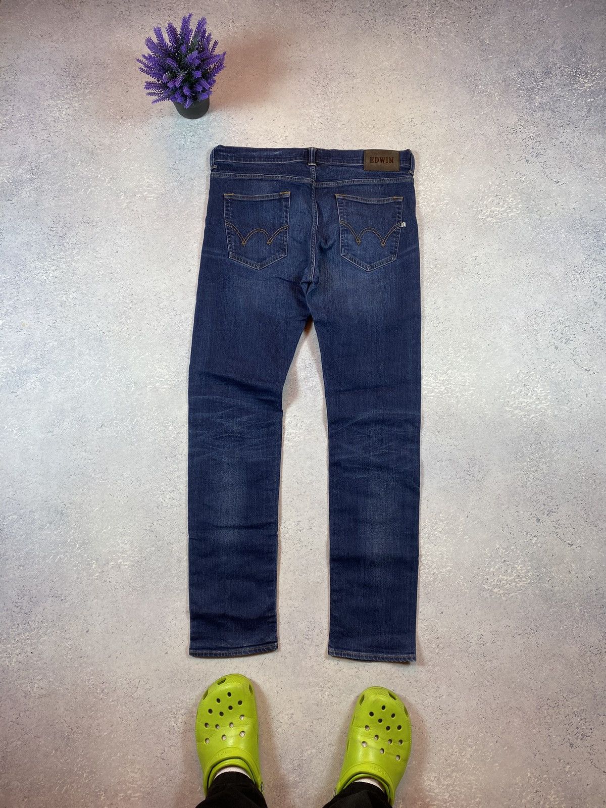Designer × Edwin × Japanese Brand Edwin Men’s Blue Denim Jeans Size 34x34 Size US 34 / EU 50 - 3 Thumbnail