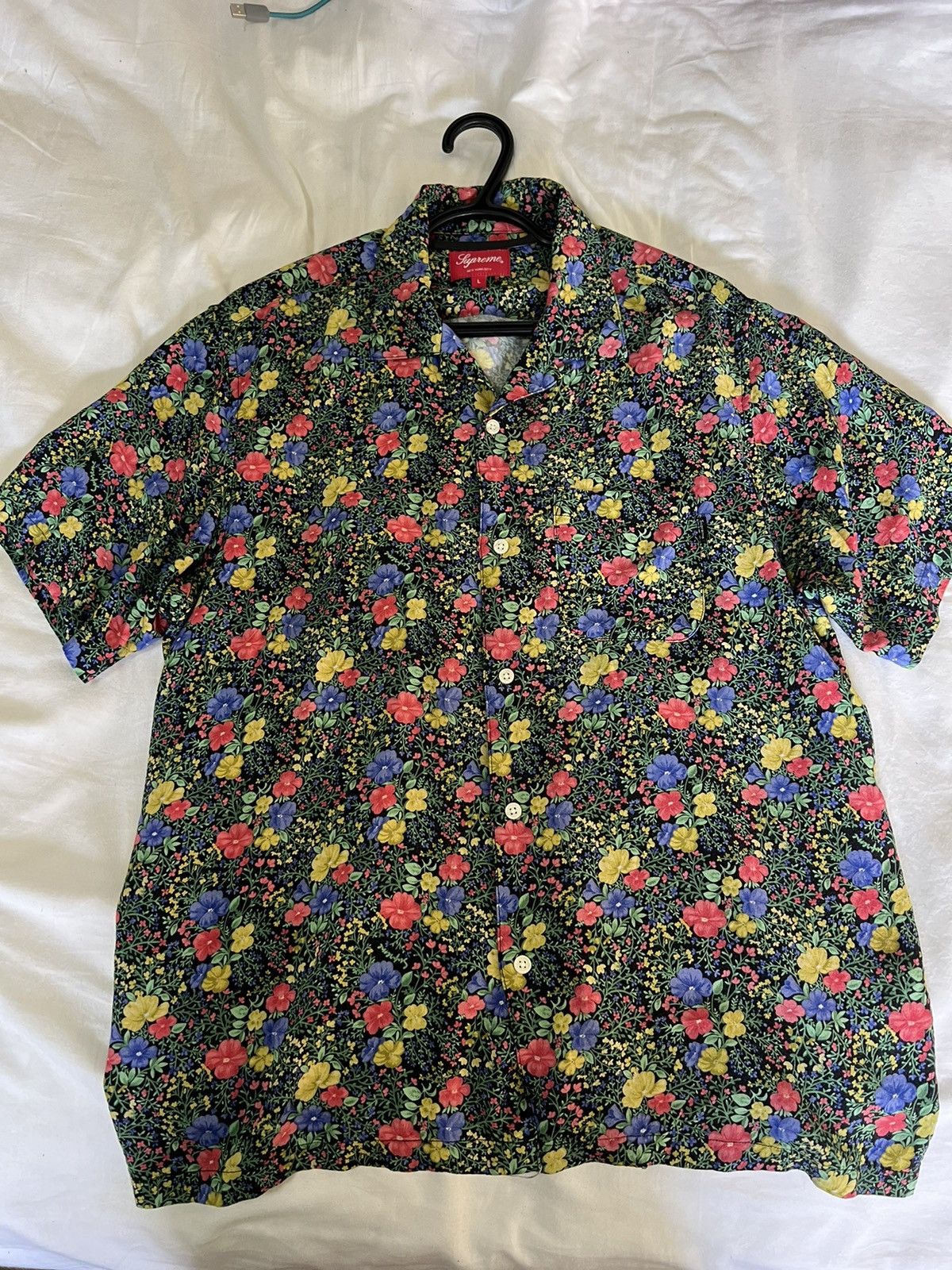Supreme Mini Floral Rayon Shirt | Grailed