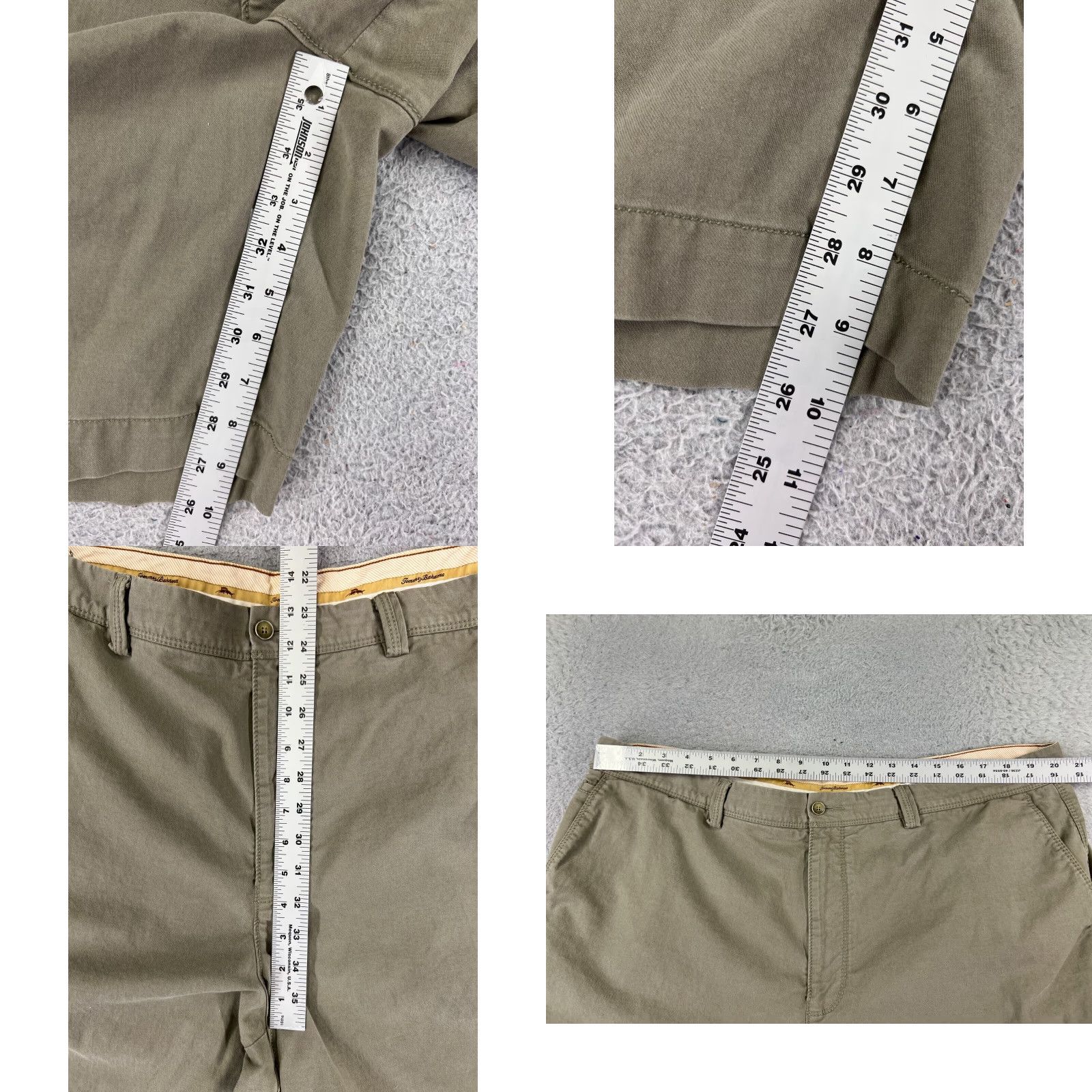 Tommy Bahama Tommy Bahama Shorts Mens 42 Beige Cotton Blend Chino Beach Aloha Casual Mens Size US 42 / EU 58 - 8 Thumbnail