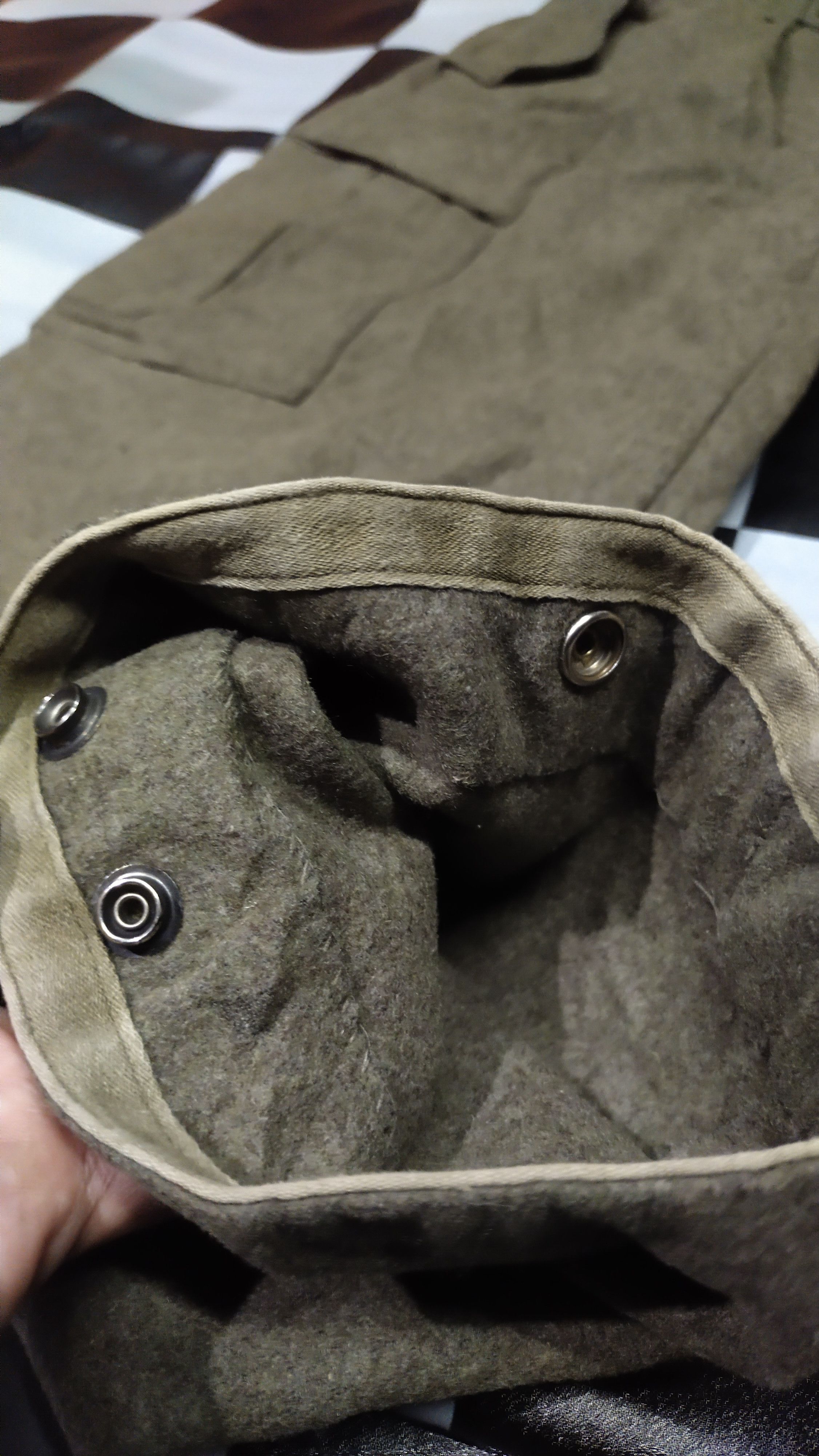 Vintage Vtg 1960s German Army Wool Cargo Pants Size US 30 / EU 46 - 10 Thumbnail