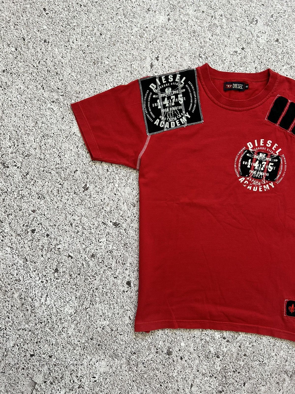 Diesel × Japanese Brand Vintage 90s Diesel Big logo t-shirt retro rare Y2K Size US M / EU 48-50 / 2 - 2 Thumbnail