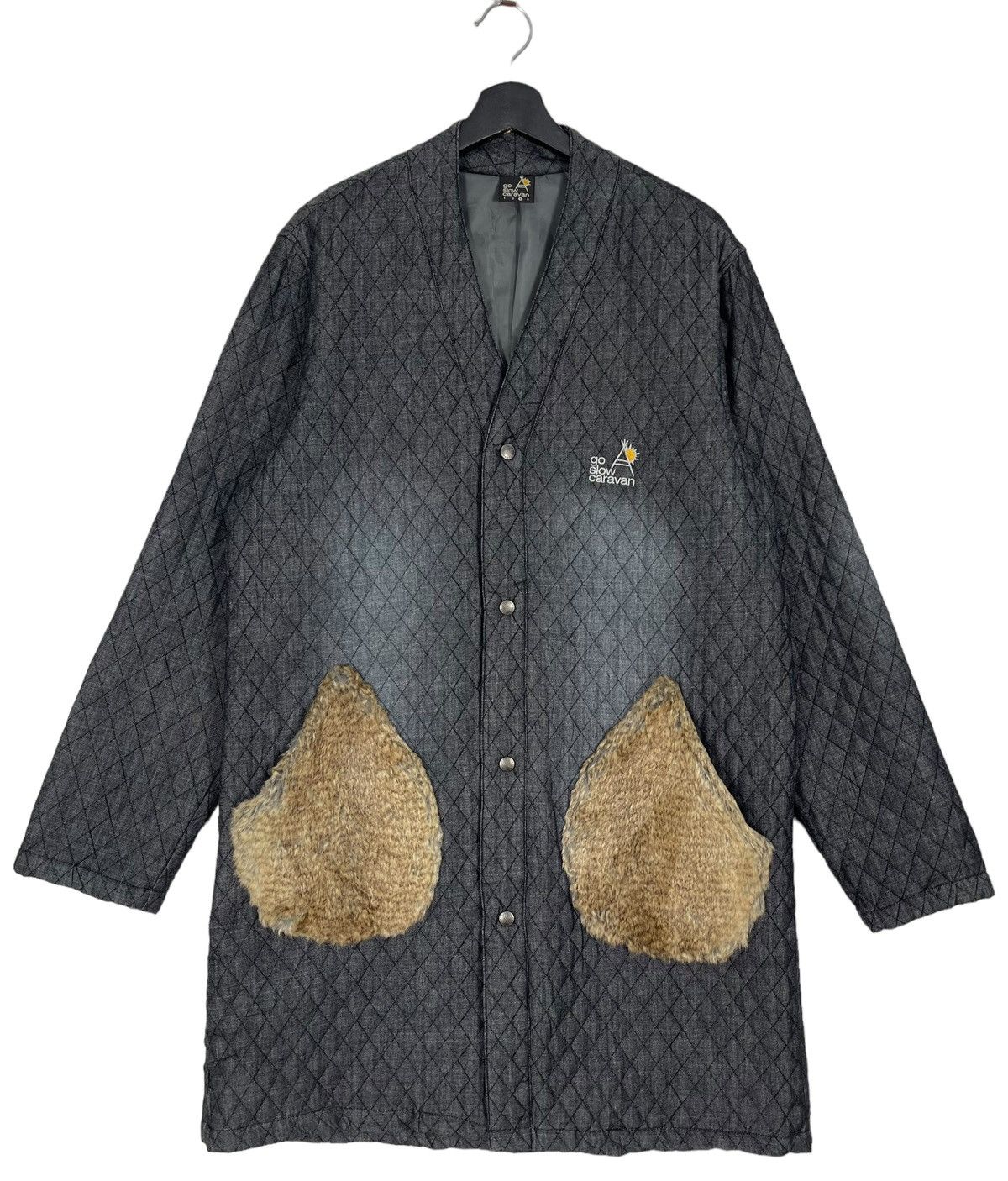 go slow caravan Go Slow Caravan Quilted Long Jacket Size US L / EU 52-54 / 3 - 1 Thumbnail