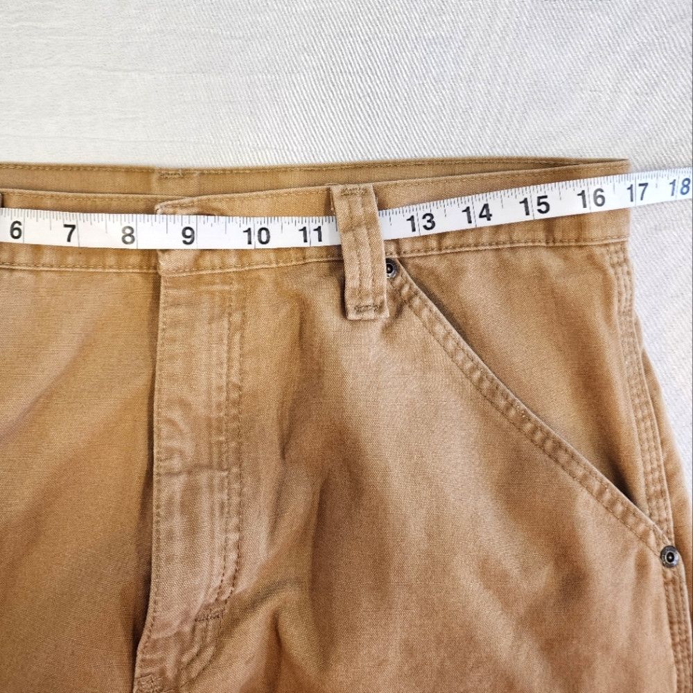 Wrangler Wrangler Classic Kahki Tan Straight Leg Painter Pants Size US 32 / EU 48 - 3 Thumbnail