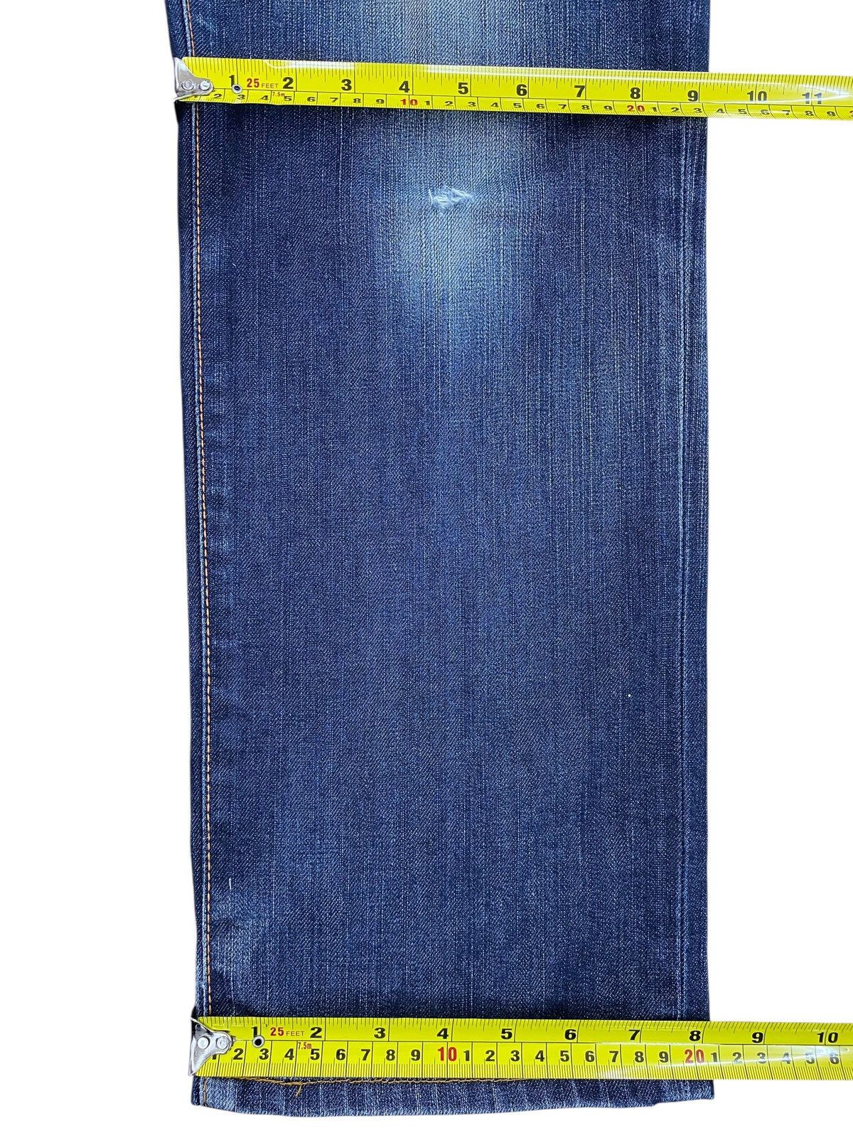 Edwin Edwin Blue Wash Whiskered Style Straight Leg Jeans Size US 34 / EU 50 - 9 Thumbnail