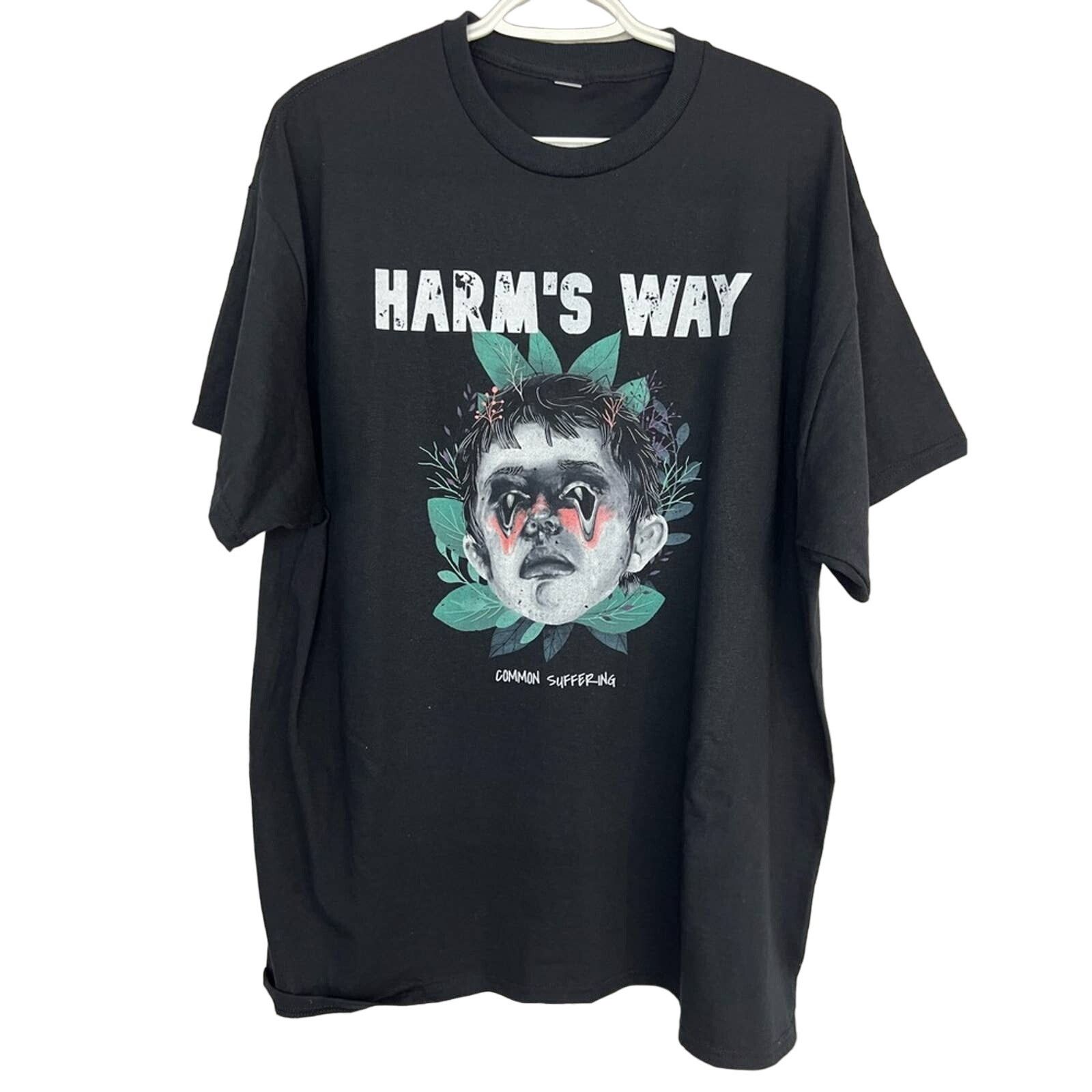 Band Tees HARM’S WAY COMMON SUFFERING HARDCORE BAND CONCERT TEE NWOT Size US XL / EU 56 / 4 - 1 Thumbnail