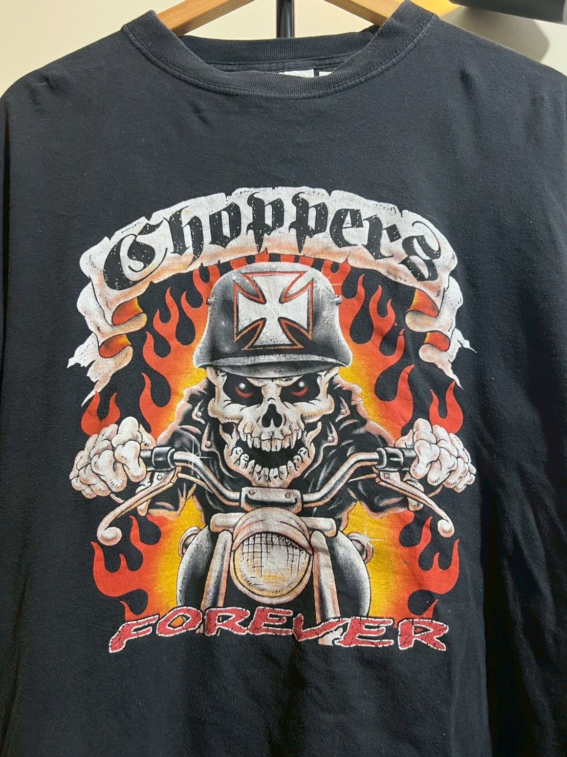 Vintage × West Coast Choppers Vintage Chopper Ghost Rider Forever Biker shirt bnz03 Size US M / EU 48-50 / 2 - 4 Thumbnail