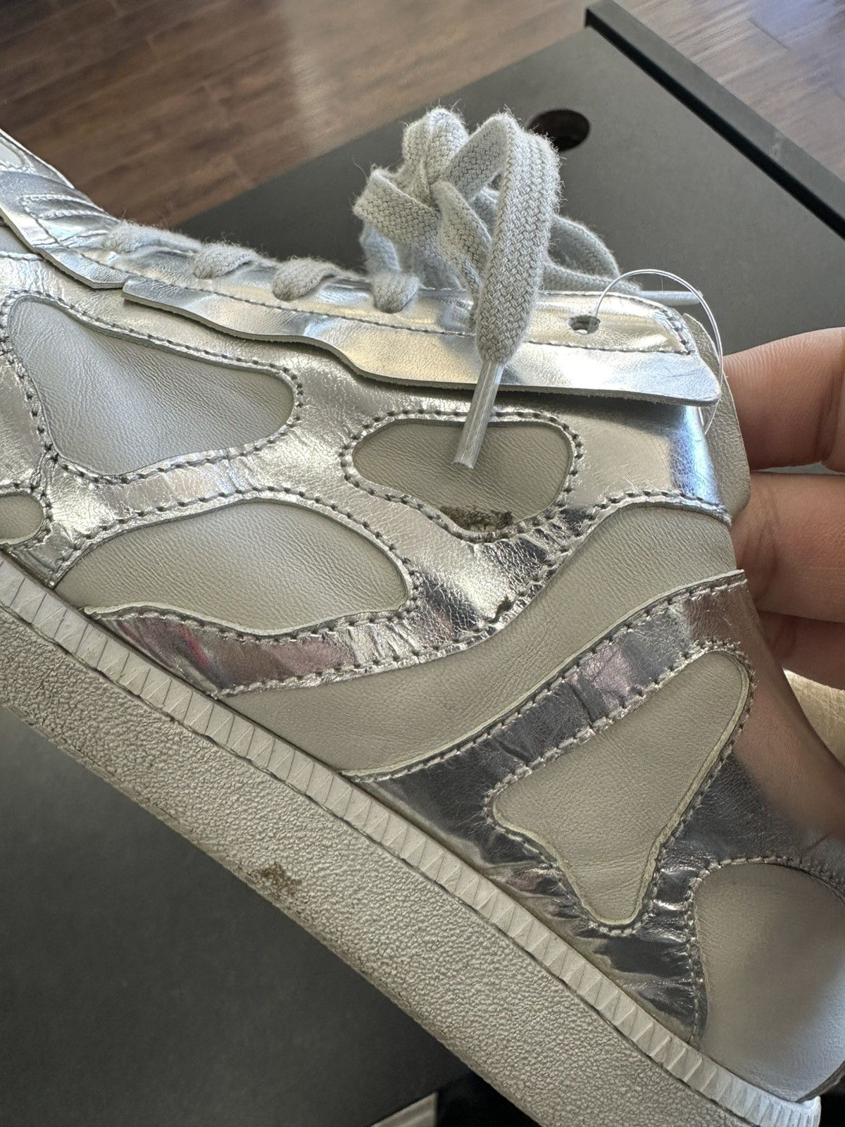 Namacheko Namacheko AW22 Murabi GAT Sneakers Silver SIZE 41 Size US 8 / EU 41 - 13 Thumbnail