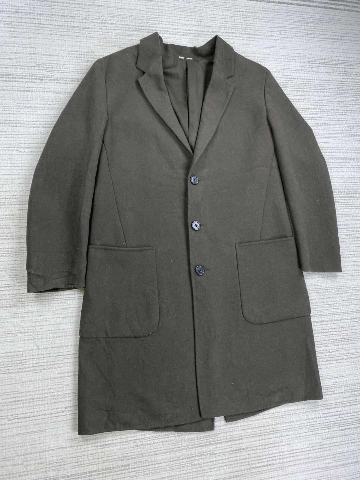 Undercover × Uniqlo × Vintage Vintage Uniqlo X Undercover Wool Long Jacket Size US M / EU 48-50 / 2 - 4 Thumbnail