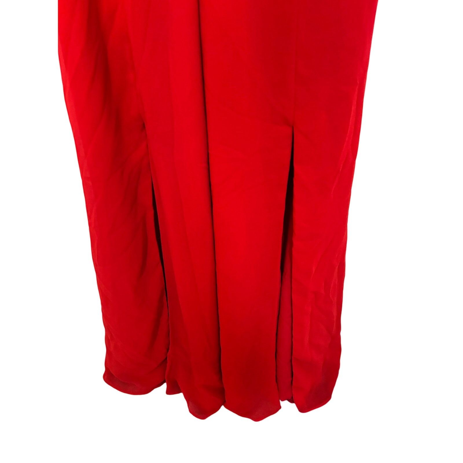 REVOLVE Revolve Fame and Partners Red Ruffle Jumpsuit Wedding 0 Size 25" / US 0 / IT 36 - 3 Thumbnail