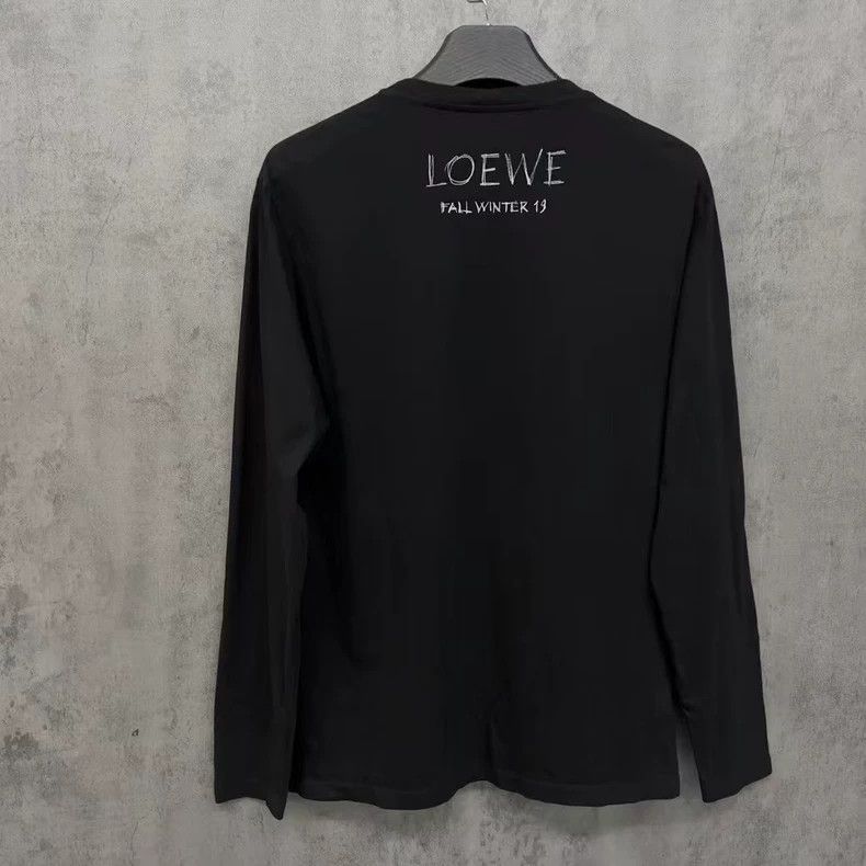 Loewe LOEWE Hand-drawn Logo black long sleeve Size M / US 6-8 / IT 42-44 - 2 Thumbnail