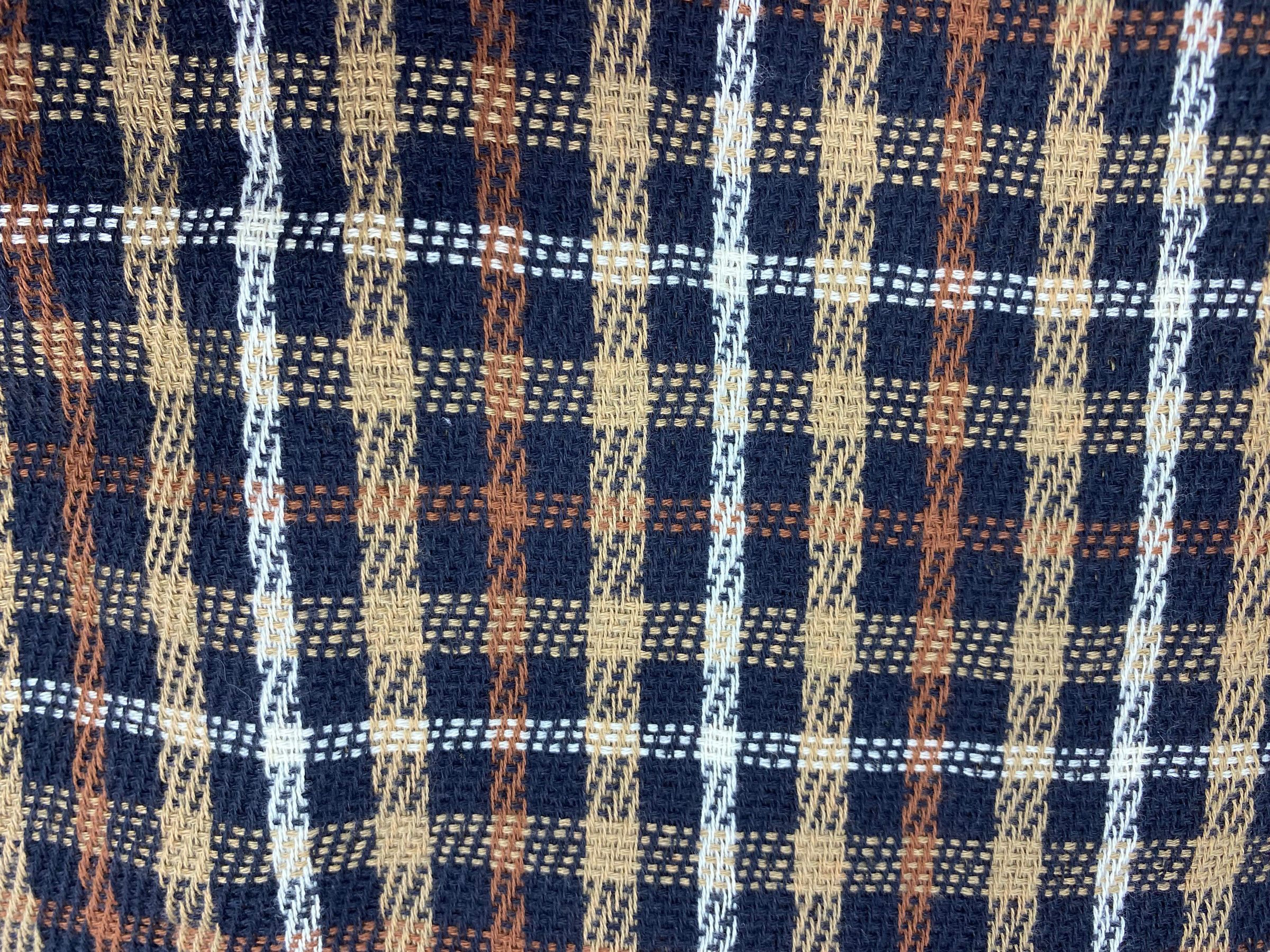 DAKS × Vintage Vintage Daks London Cotton Checkered Muffler Scarf 90s Size ONE SIZE - 7 Thumbnail