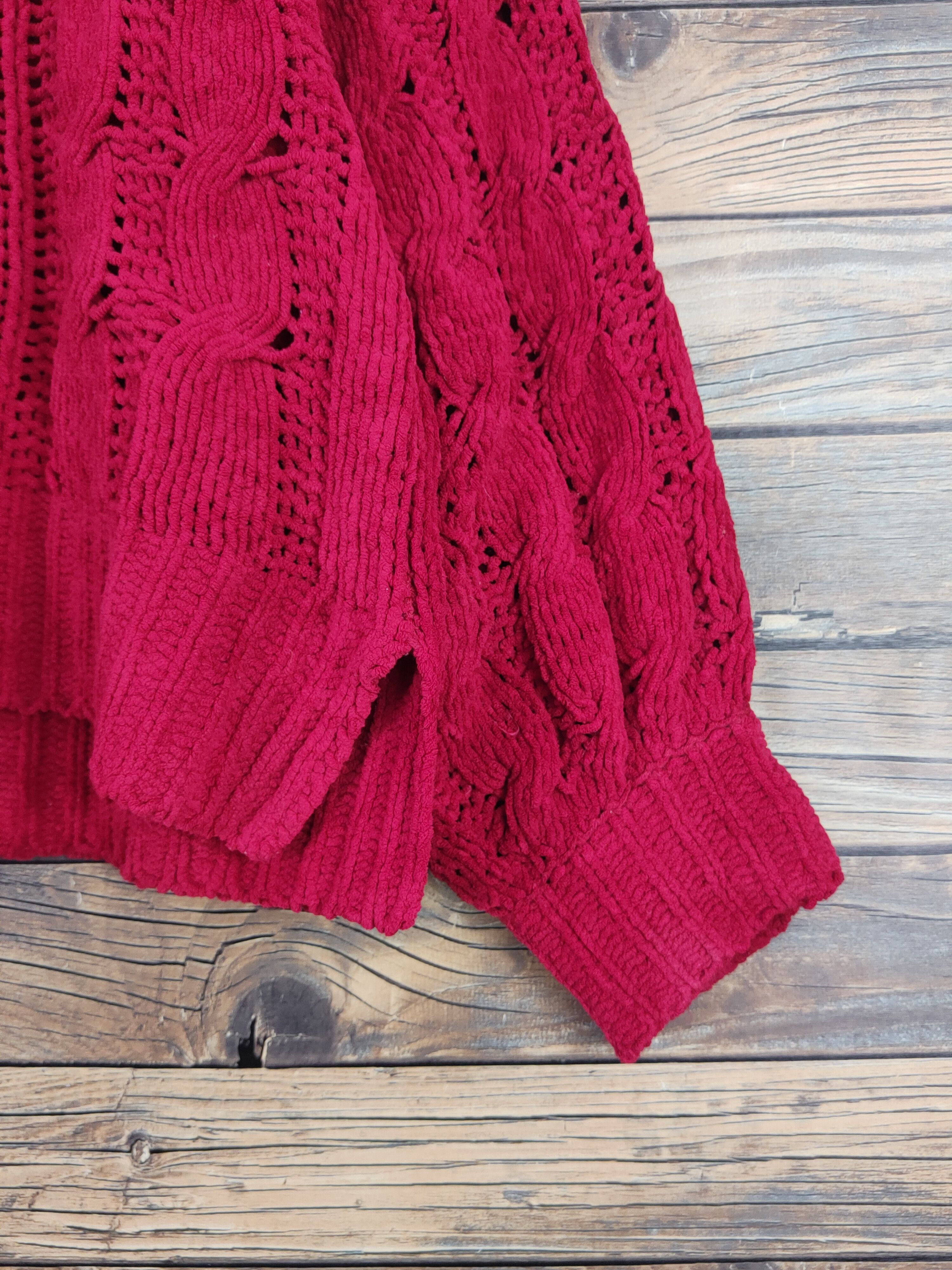 Aran Isles Knitwear GU Red japan Knitwear sweatshirt #W1102 Size US M / EU 48-50 / 2 - 6 Thumbnail