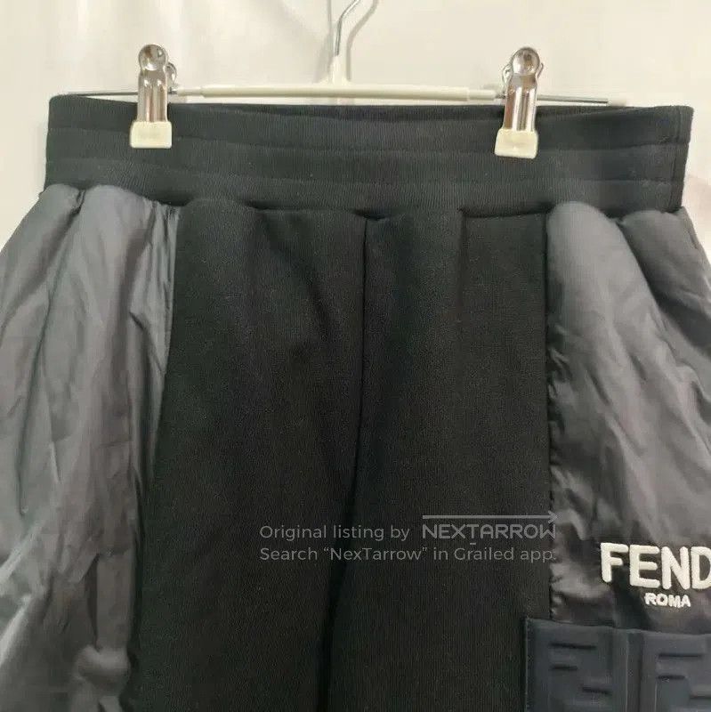 Fendi Fendi Black Logo Casual Pants for Women . Size 23" - 3 Thumbnail