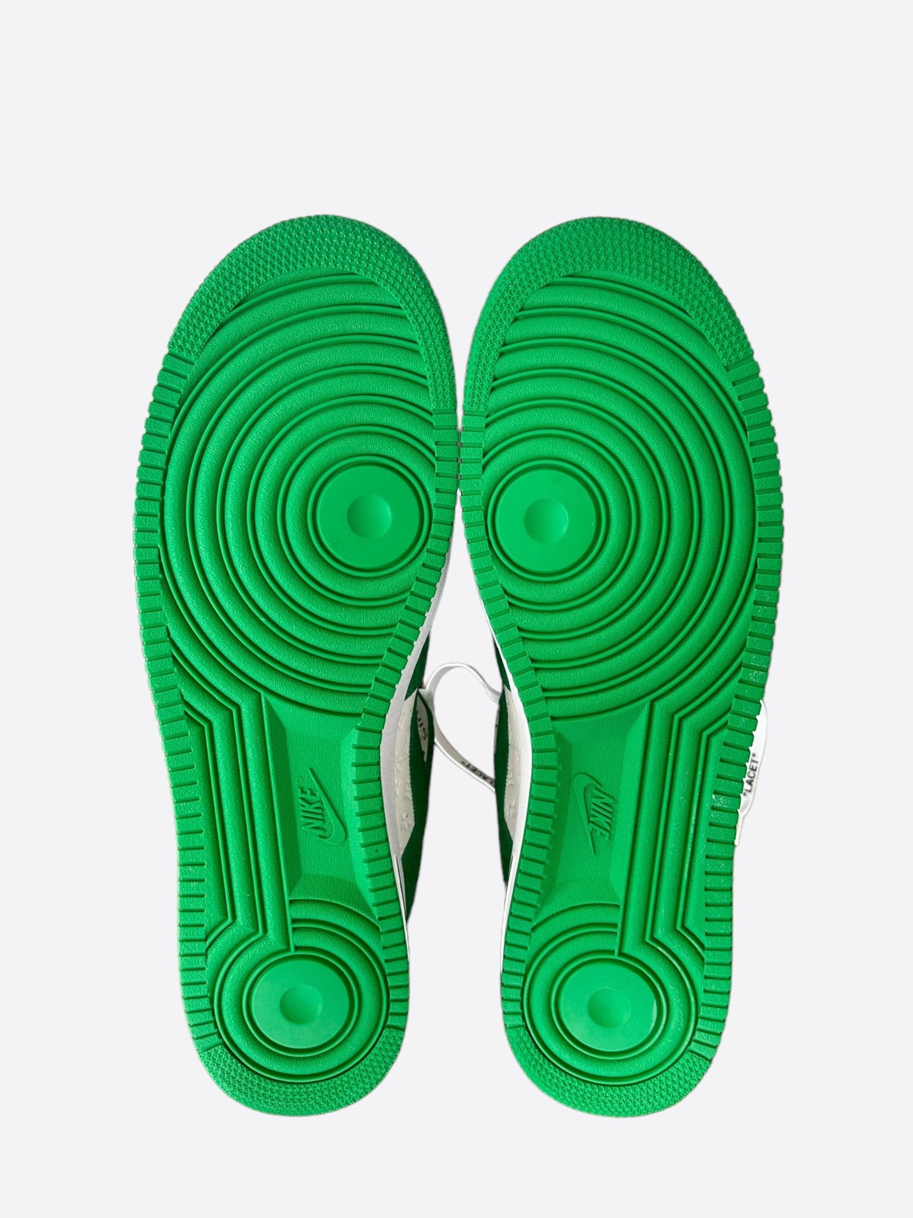 Louis Vuitton × Nike Louis Vuitton Nike Green & White Monogram Air Force 1 Size US 15 / EU 48 - 7 Thumbnail