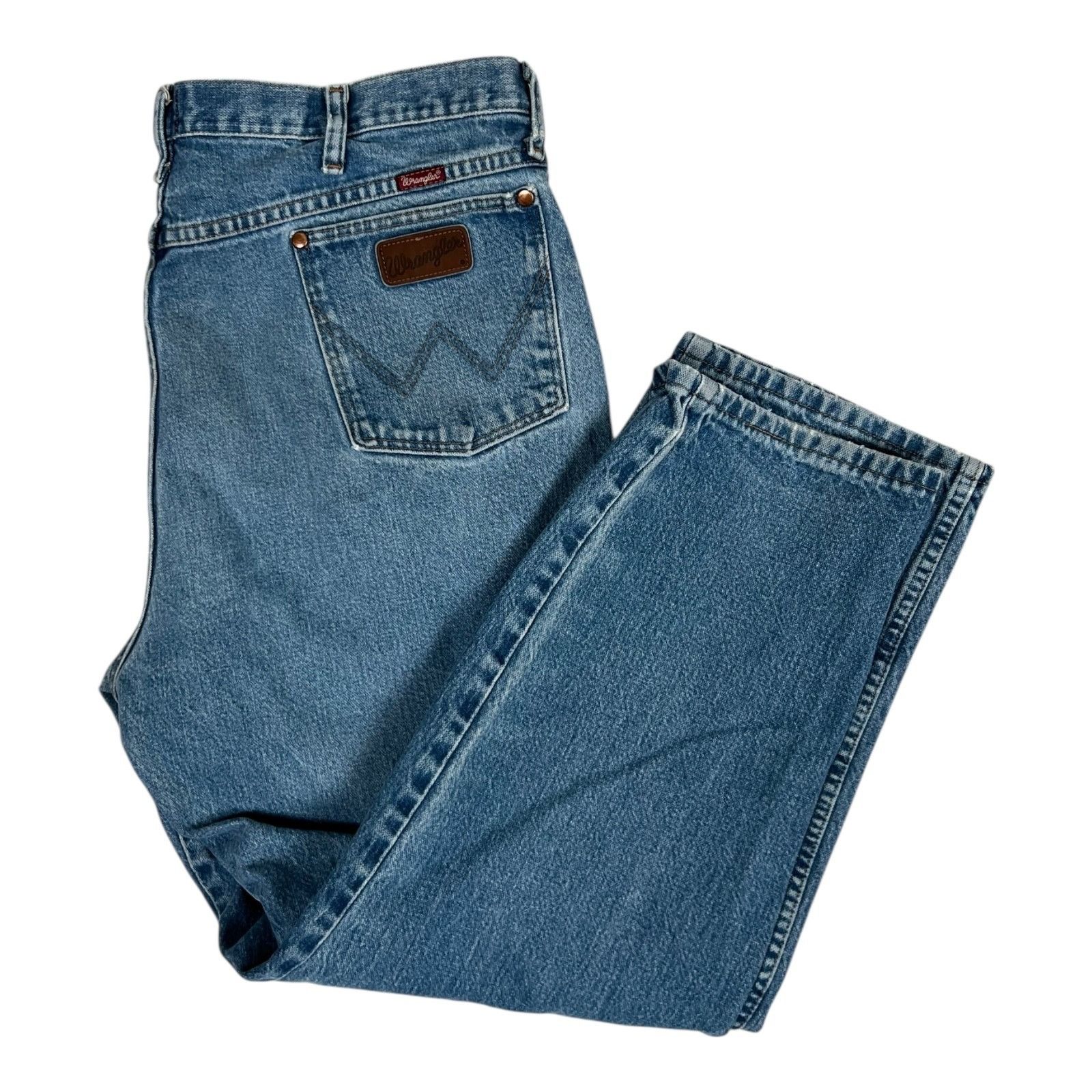 Wrangler Vintage Wrangler 31MWZ Relaxed Fit Cowboy Blue Denim Jeans S Size US 42 / EU 58 - 1 Thumbnail