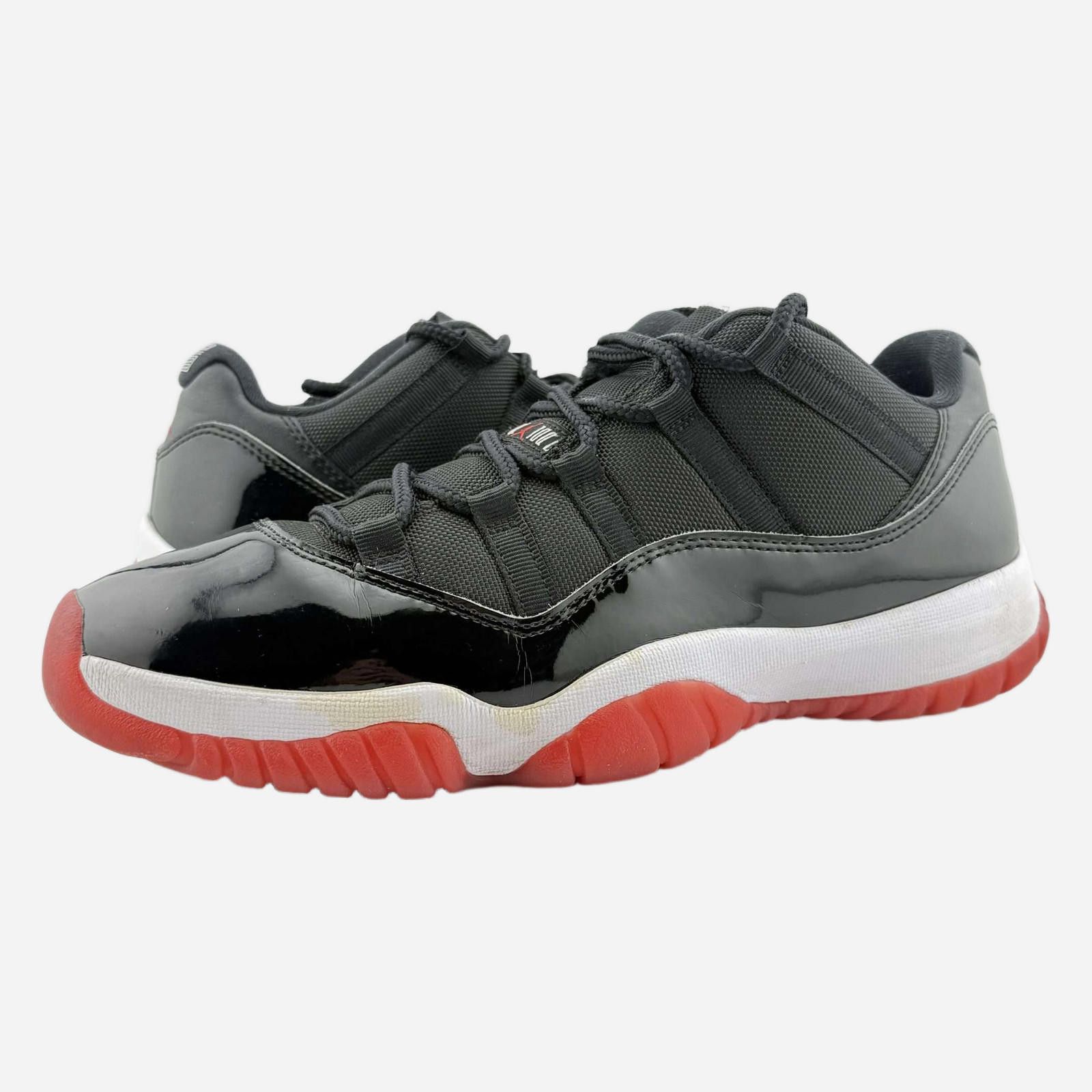 Nike Air Jordan 11 Retro Low Black/Varsity Red-White Size US 11 / EU 44 - 1 Thumbnail