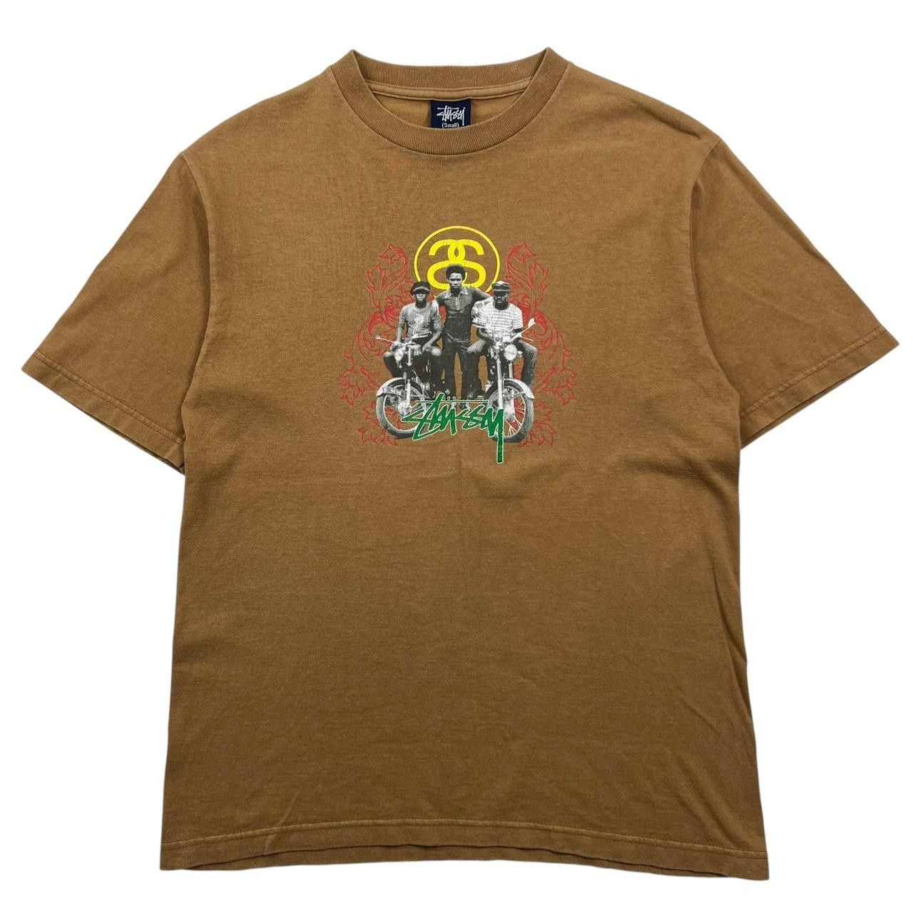 Stussy Vintage 2000s Stussy Motorbike T-Shirt - Small Size US S / EU 44-46 / 1 - 1 Thumbnail