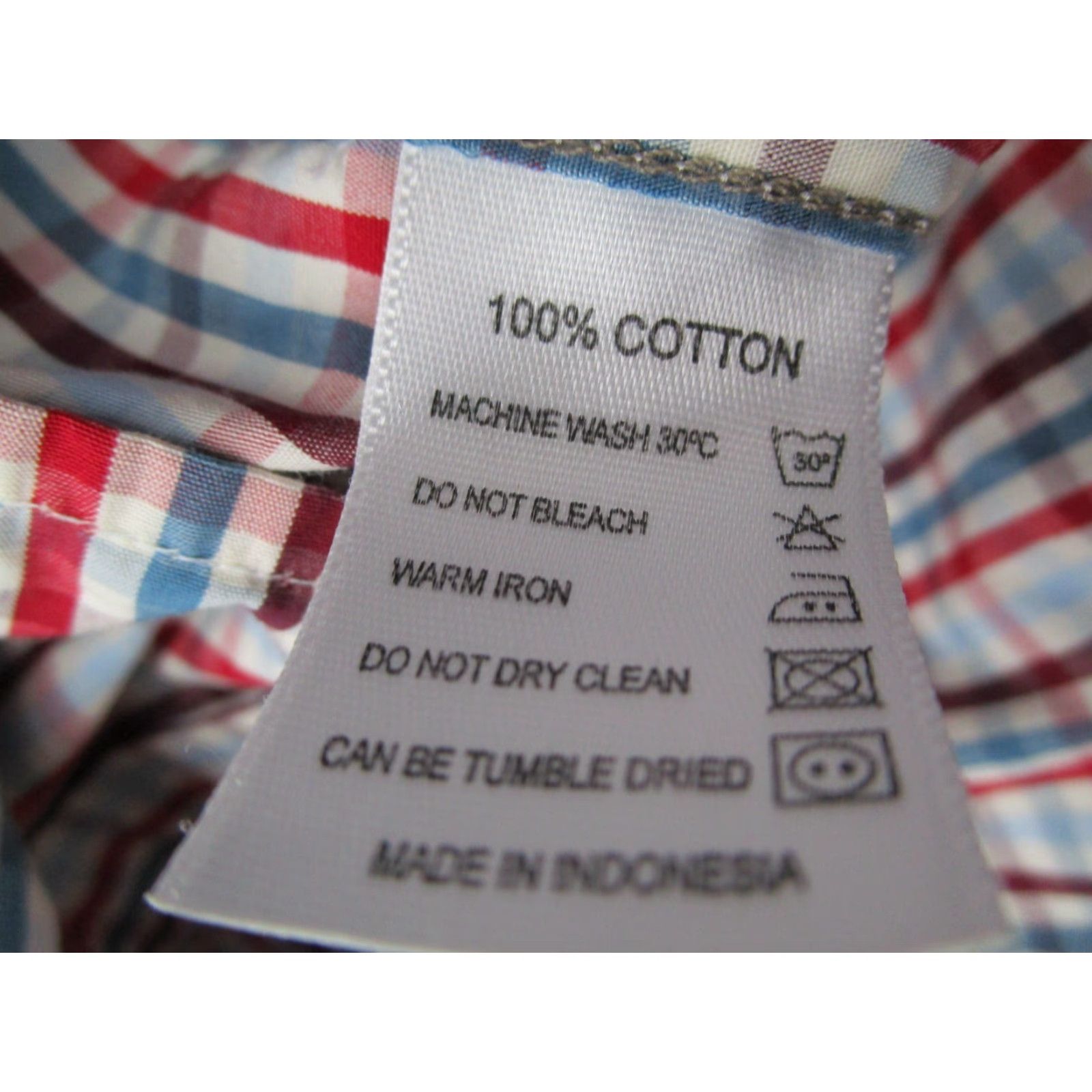 Barbour VINTAGE Barbour Shirt Men's Large Casual Long Sleeve Check Cotton Red Blue 2010s Size US L / EU 52-54 / 3 - 5 Thumbnail