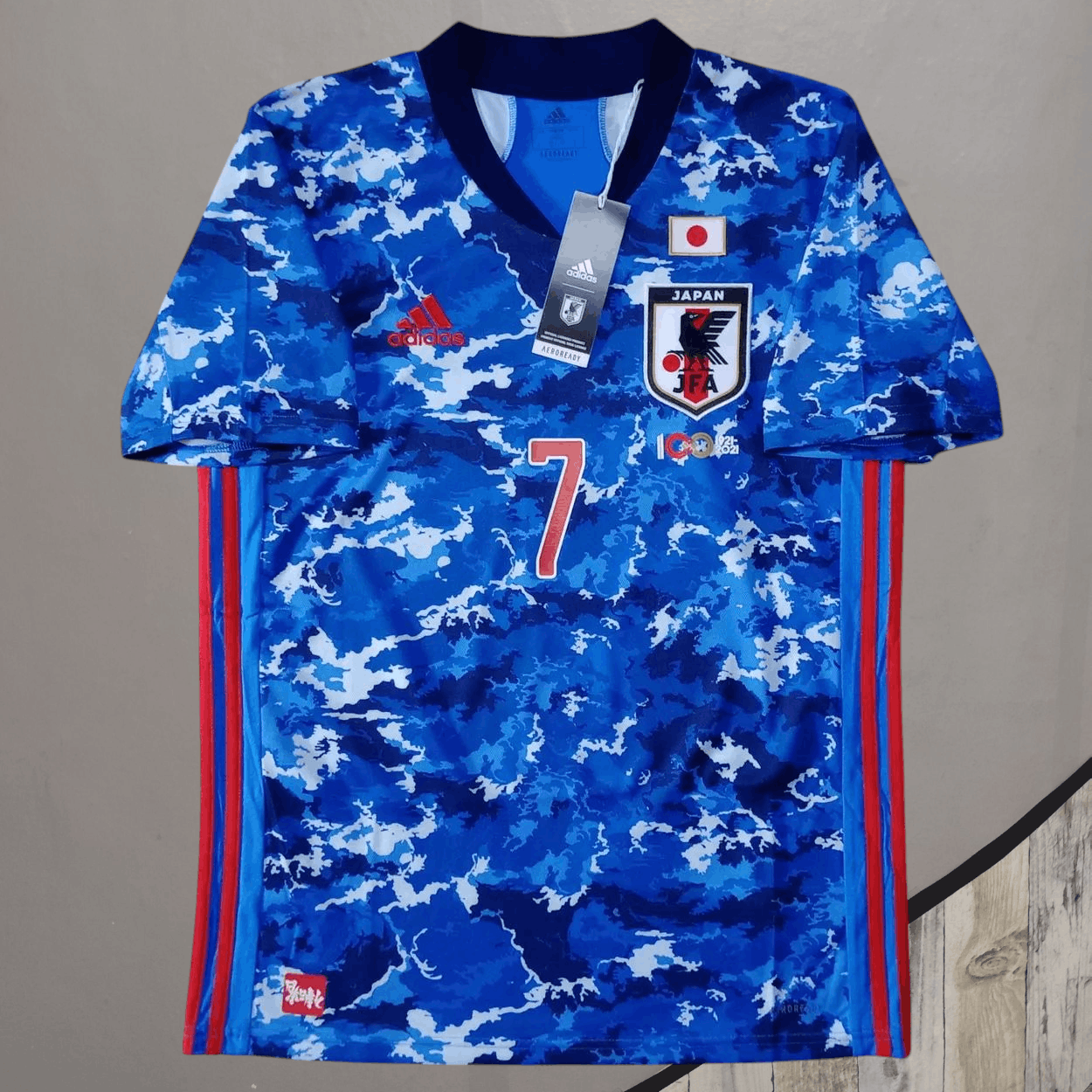 Adidas Adidas x Japan 2020-2021 Home Jersey Kaoru MITOMA #7 Size US M / EU 48-50 / 2 - 1 Thumbnail