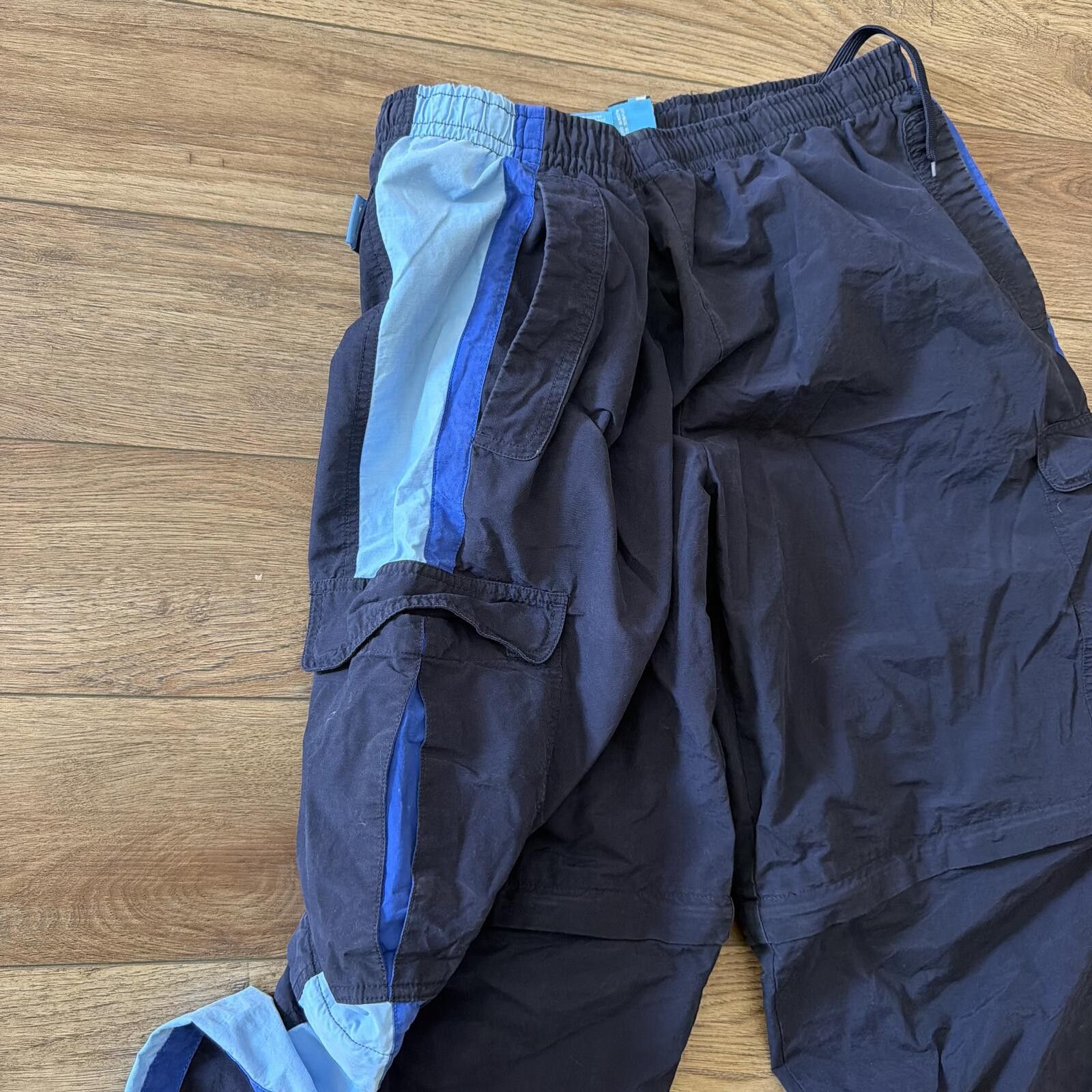 Other Vintage Y2K 90s Convertible Track Cargo Pants Wide Leg Skate Size US 36 / EU 52 - 5 Thumbnail