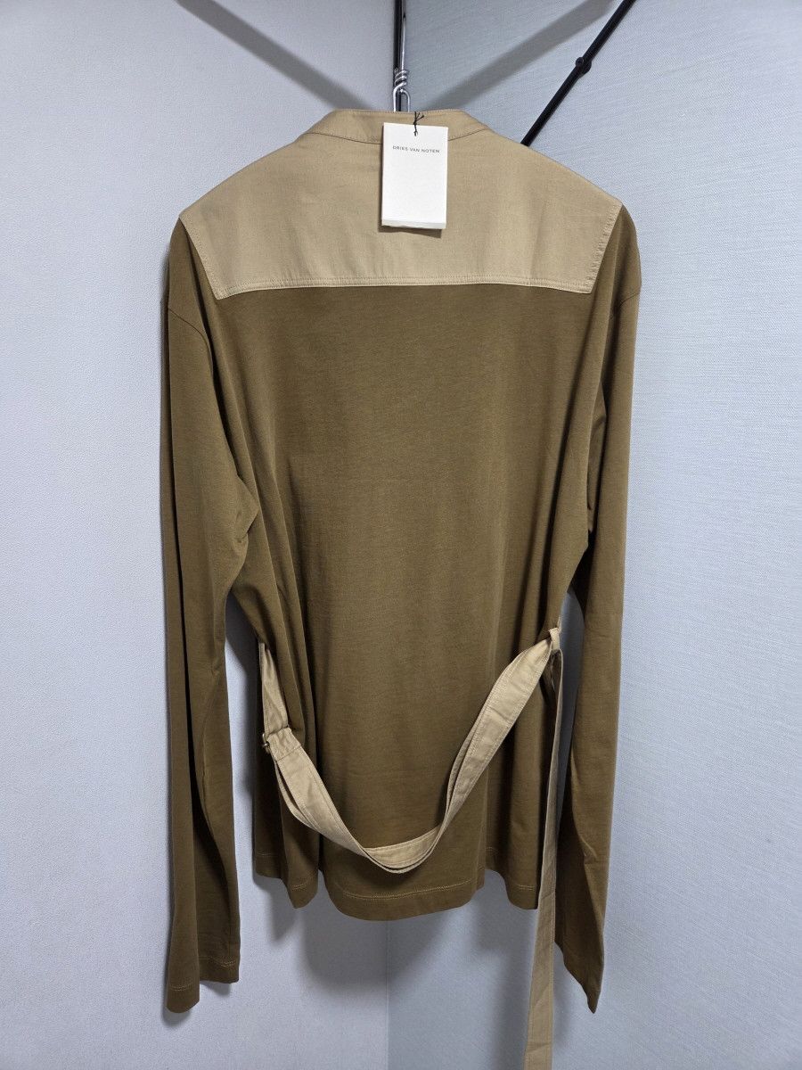 Dries Van Noten Dries Van Noten Round Collar Attached Belt Shirt Size US S / EU 44-46 / 1 - 7 Thumbnail