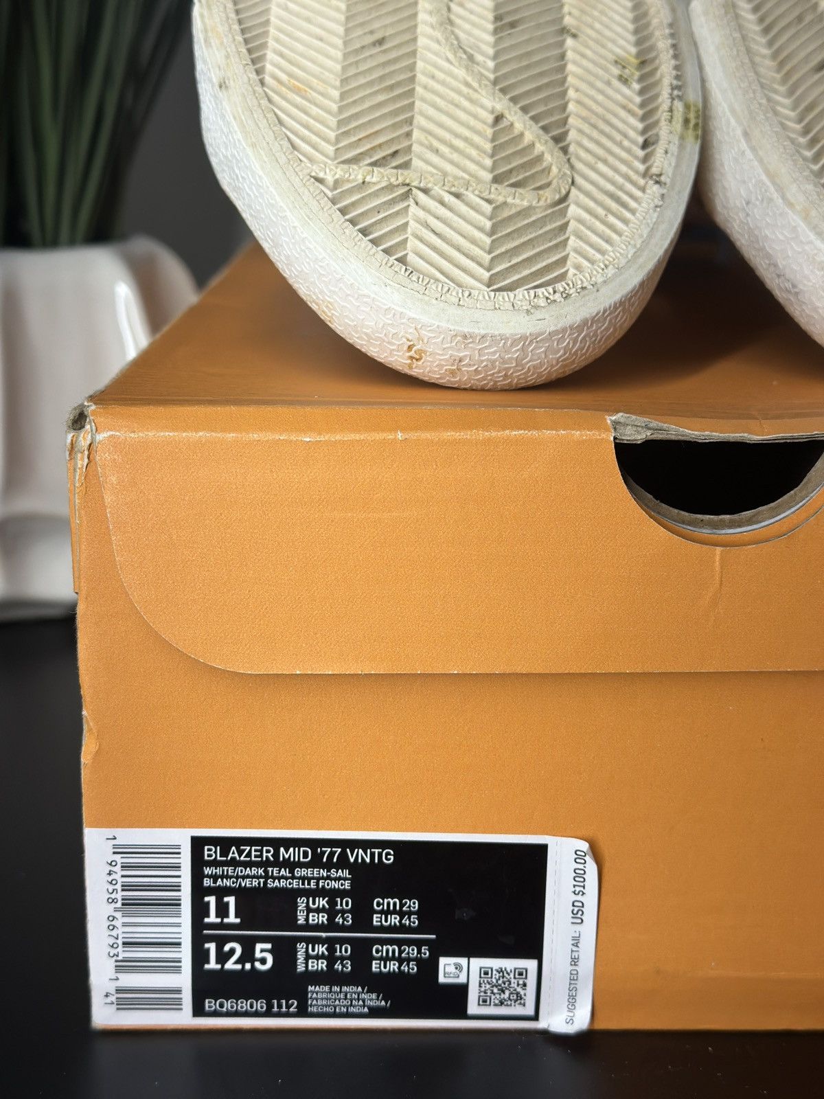Nike Nike Blazer MID ‘77 VNTG Size US 11 / EU 44 - 7 Thumbnail