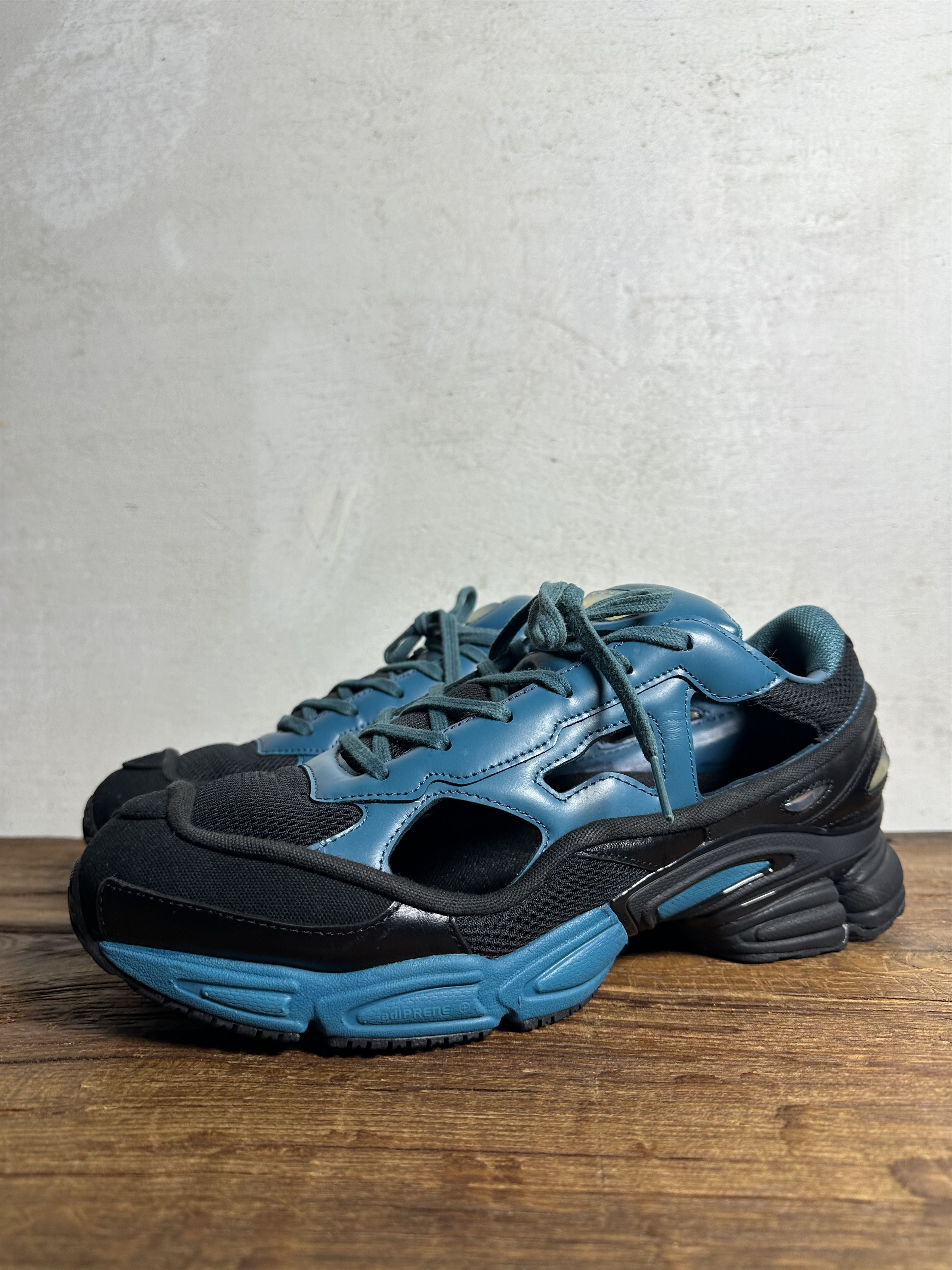 Adidas × Raf Simons Raf Simons x Replicant Ozweego Black Colonial Blue Size US 10 / EU 43 - 1 Thumbnail
