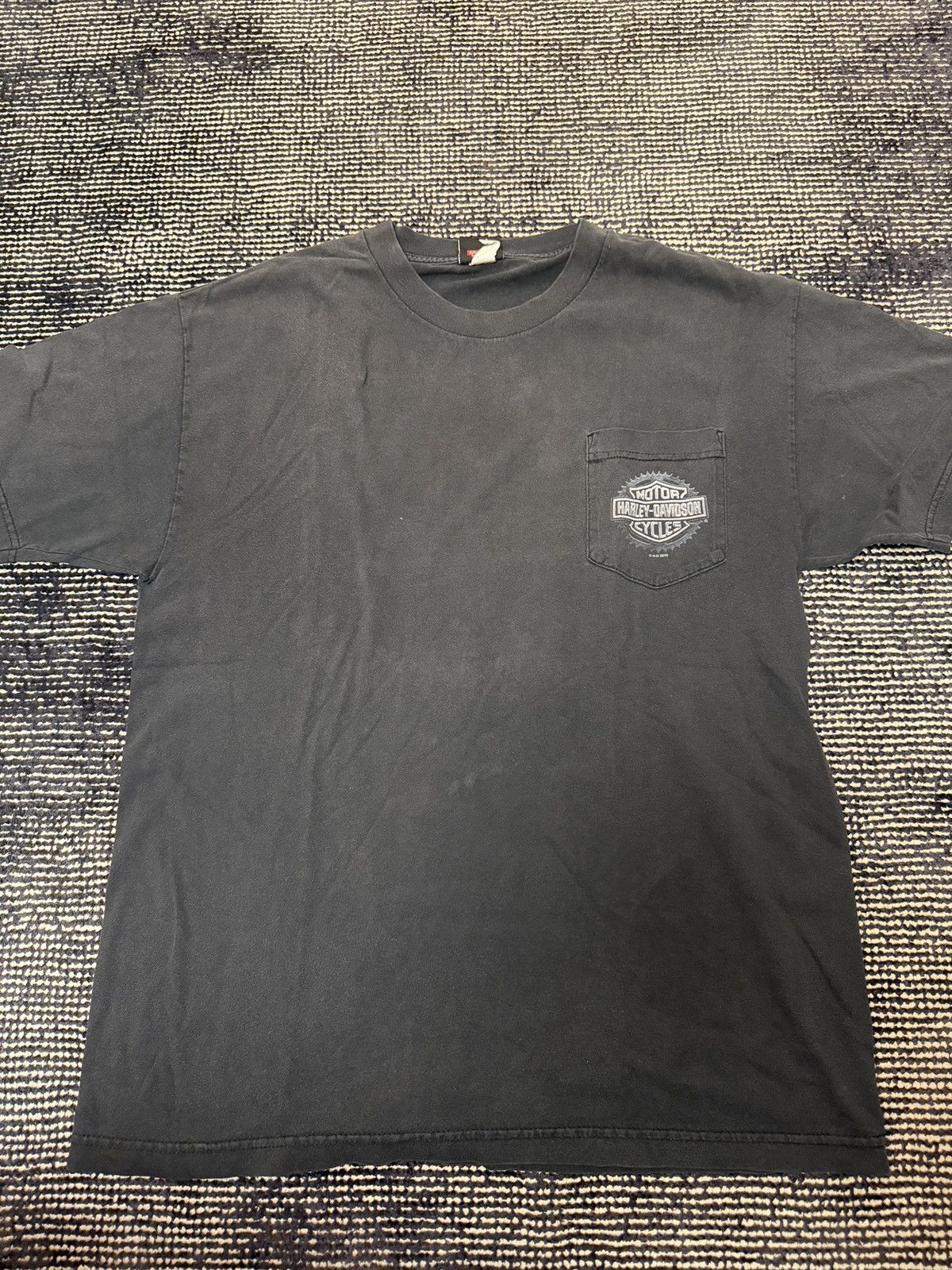 Vintage Vintage Harley Davidson T Shirt Size US L / EU 52-54 / 3 - 1 Thumbnail