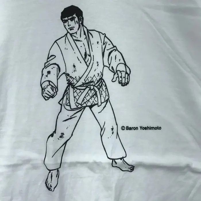 Vintage Vtg 80’ BARON YOSHIMOTO Nippon JUKYODEN Manga Tee Shirt Size US S / EU 44-46 / 1 - 3 Thumbnail